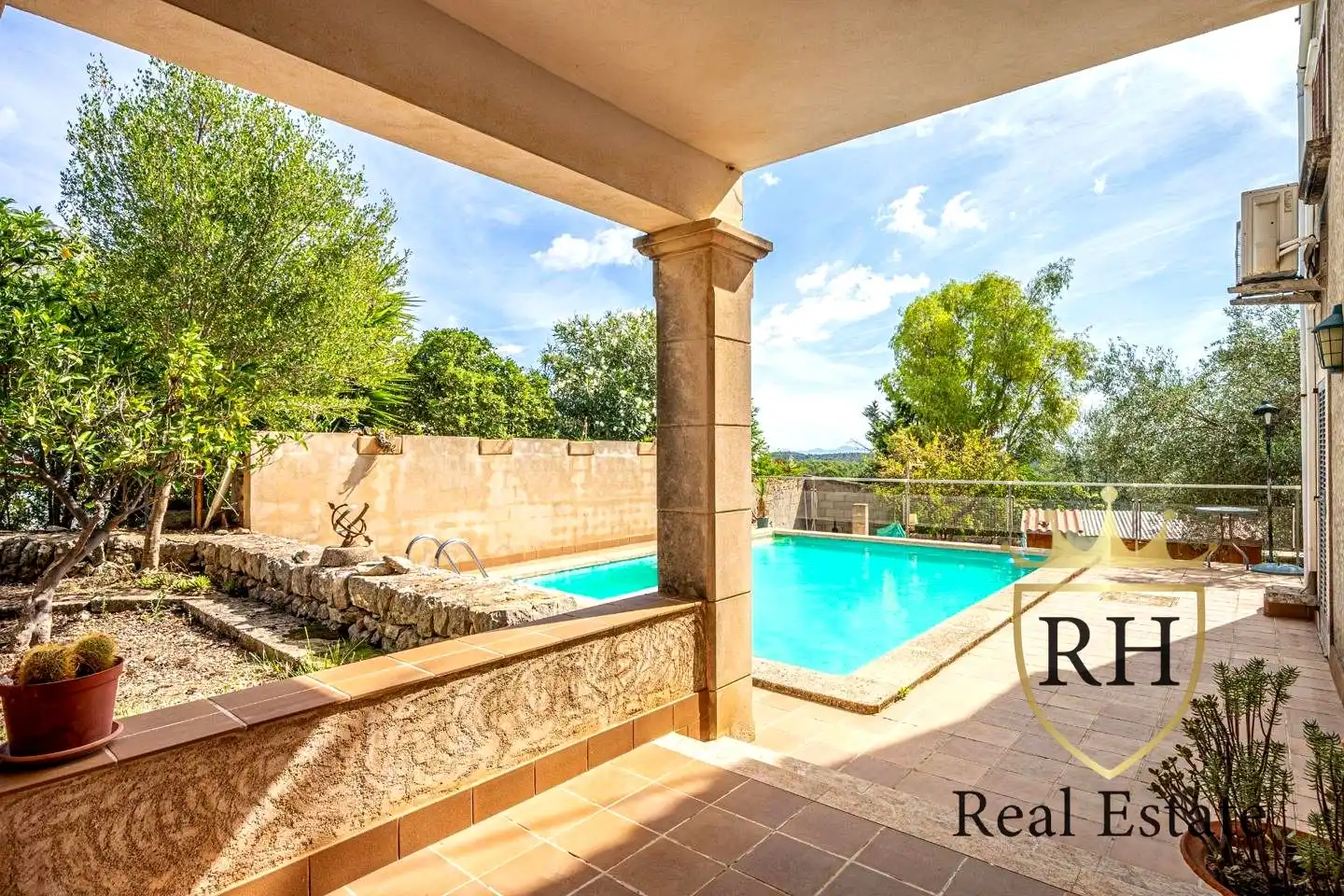 Vista exterior de Casa o chalet en venta en Selva con Aire acondicionado, Jardín privado y Terraza