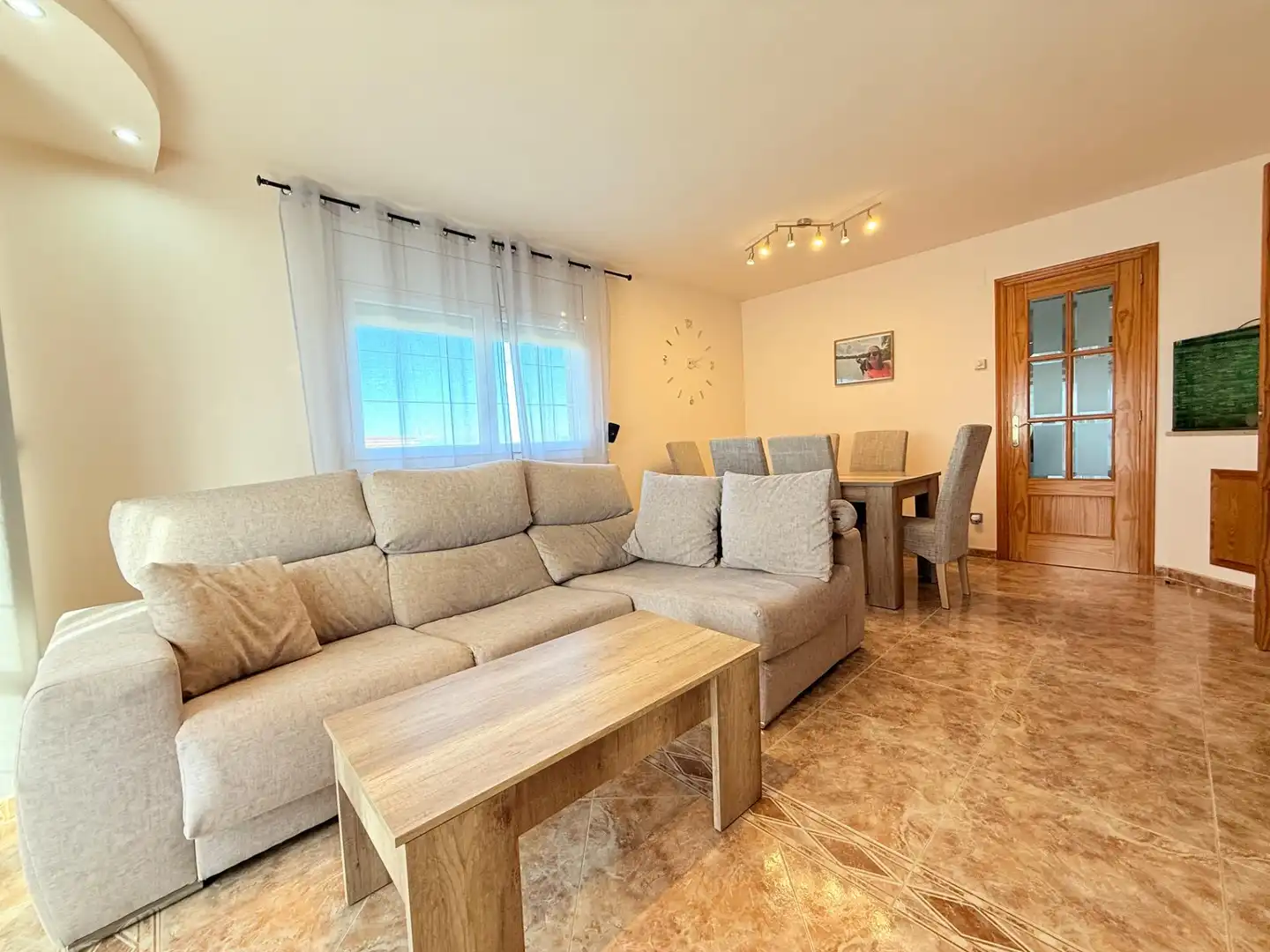 Wohnzimmer von Haus oder Chalet zum Verkauf in Sant Jaume d'Enveja mit Klimaanlage, Heizung und Terrasse