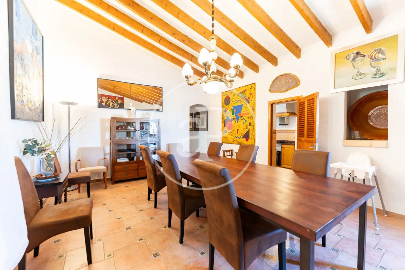 Comedor de Casa o chalet en venta en Campos con Aire acondicionado, Calefacción y Jardín privado