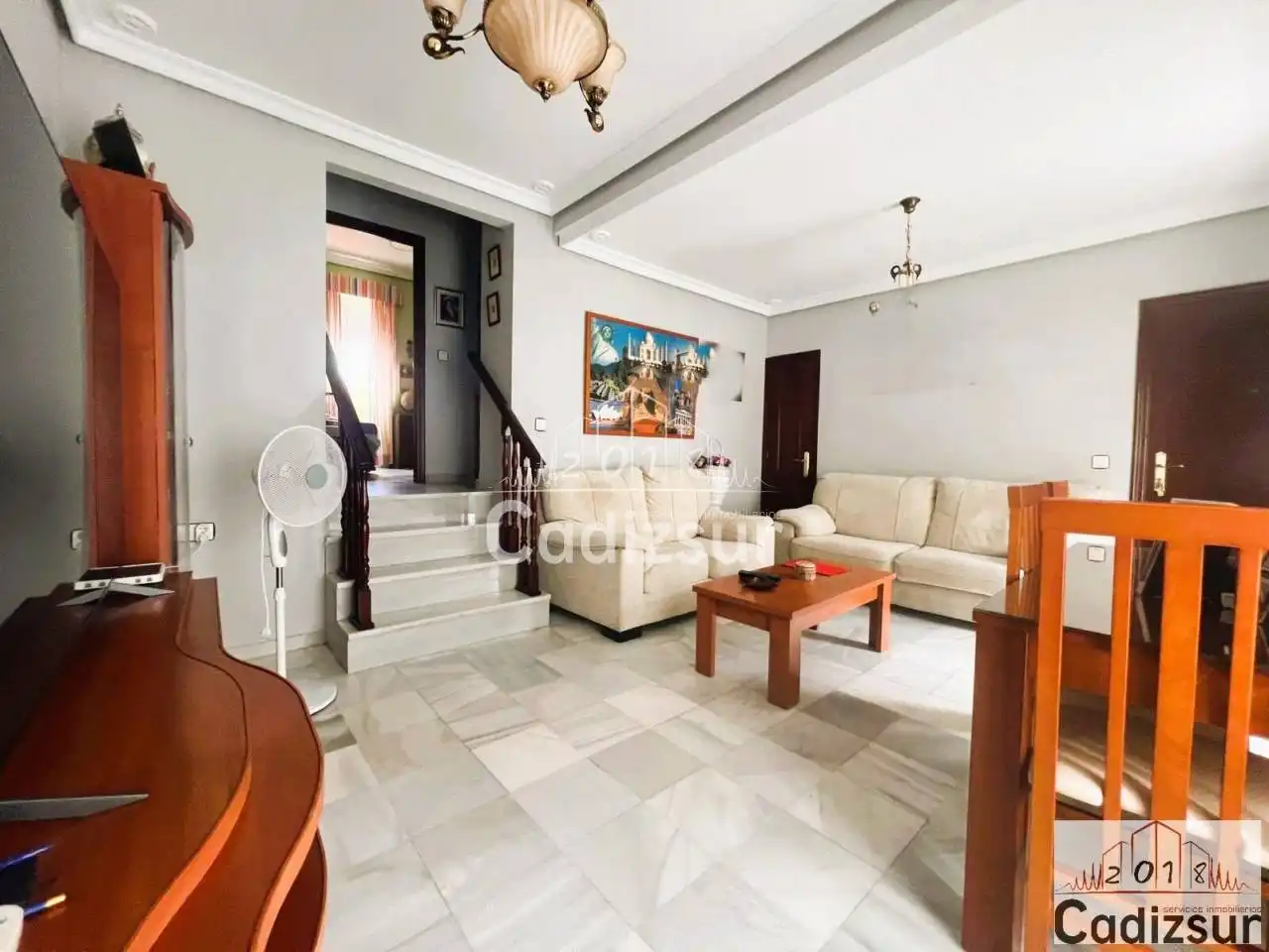 Sala de estar de Piso en venta en Cádiz con Balcón