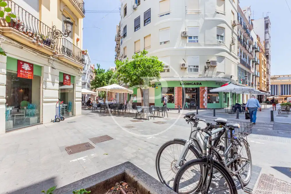 Exterior view of Flat for rent in Valencia  with Air Conditioner, Heating and Terrace