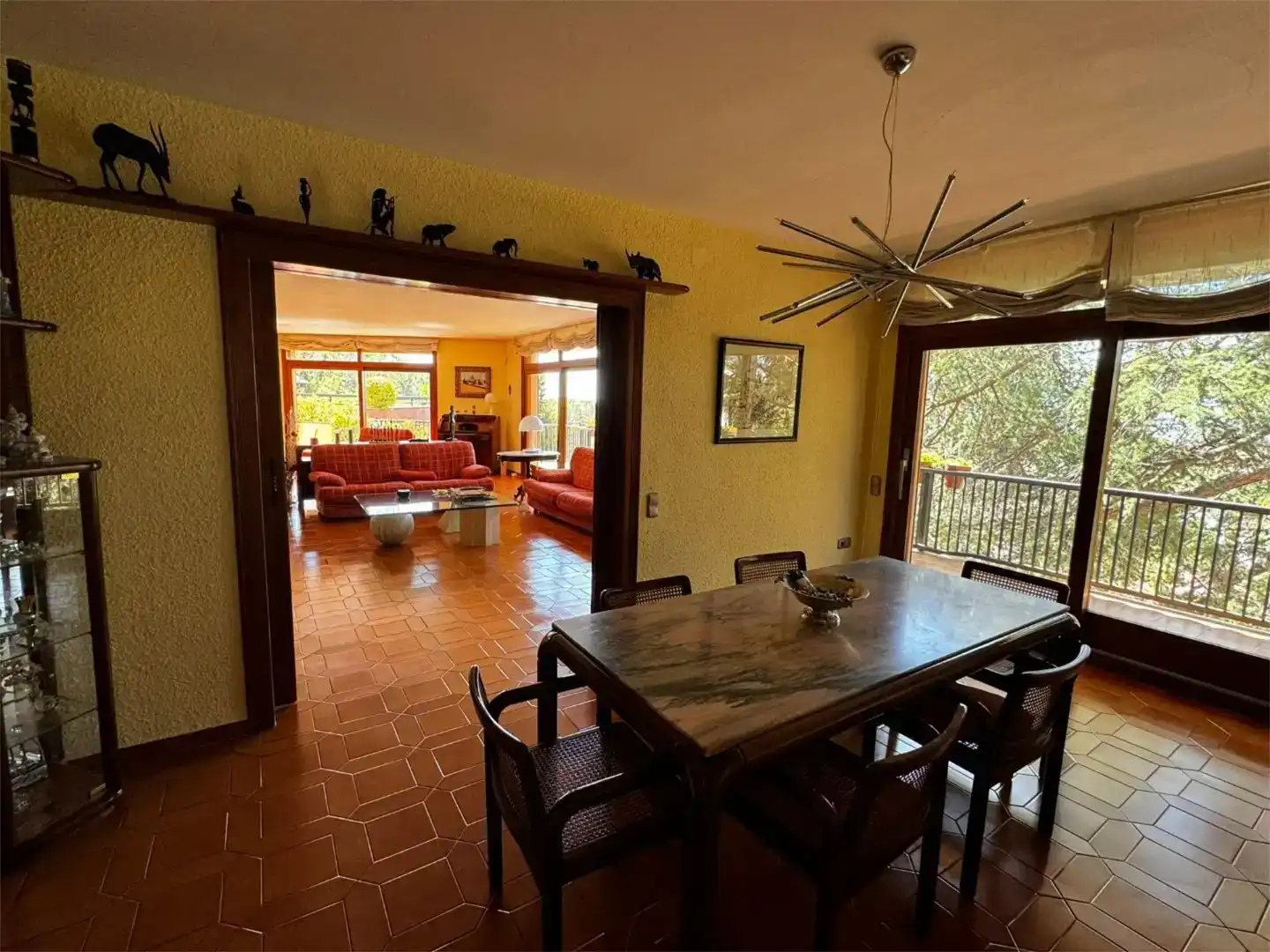 Dining room of Houses for sale in Mataró  with Air Conditioner, Swimming Pool and Balcony