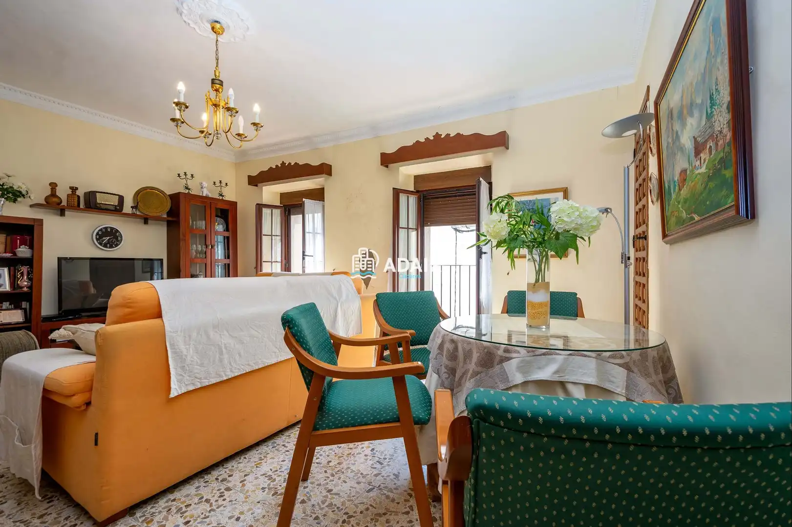 Esszimmer von Einfamilien-Reihenhaus zum Verkauf in Brozas mit Terrasse, Abstellraum und Balkon
