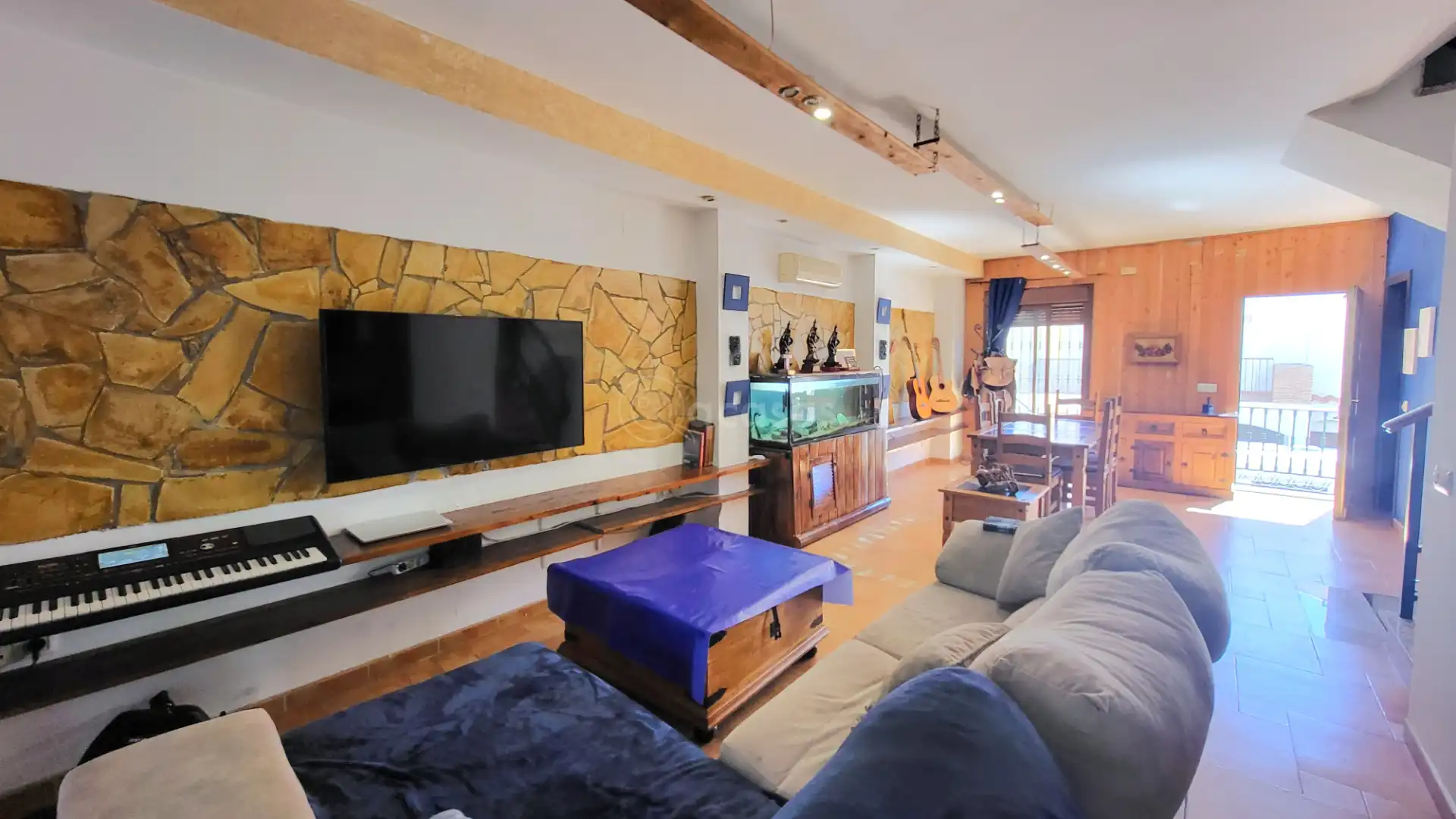 Living room of Single-family semi-detached for sale in Benalmádena  with Air Conditioner, Heating and Terrace