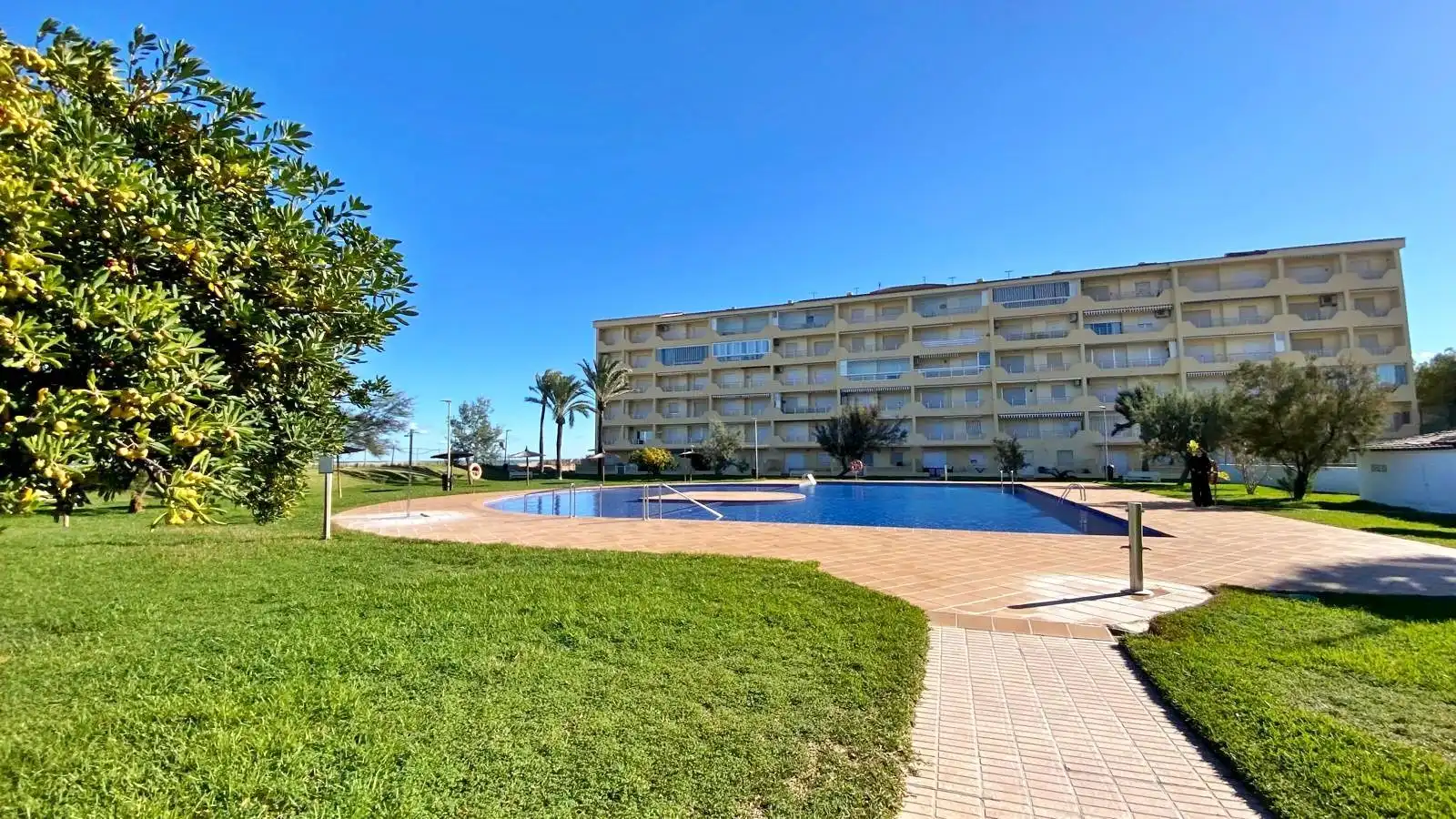 Piscina de Apartamento en venta en Dénia con Aire acondicionado, Calefacción y Terraza