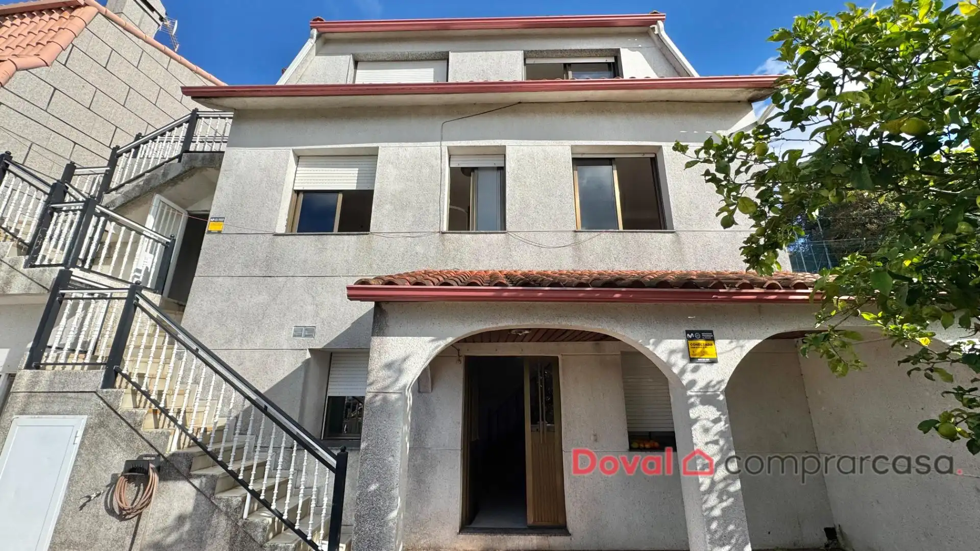Exterior view of Houses for sale in Vigo   with Heating, Private garden and Parquet flooring