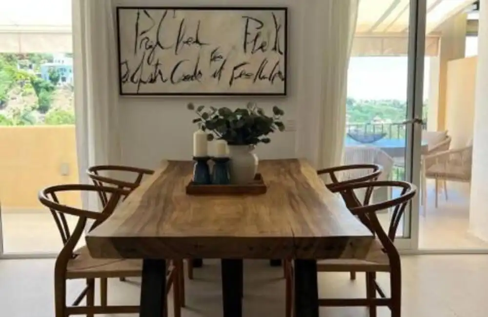Comedor de Ático de alquiler en Marbella con Aire acondicionado, Terraza y Piscina