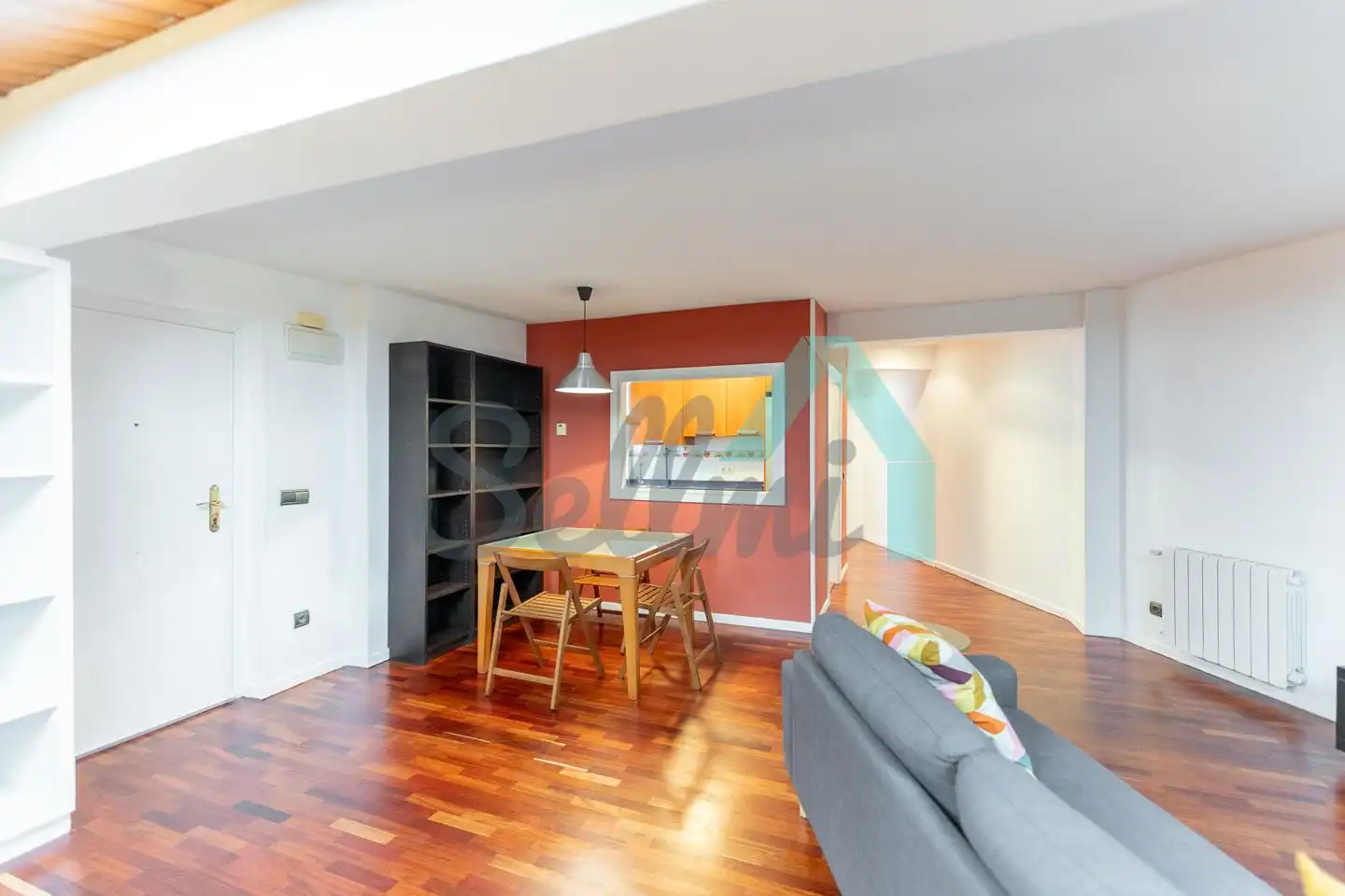 Wohnzimmer von Wohnung zur Miete in Oviedo  mit Heizung, Parkett und Möbliert
