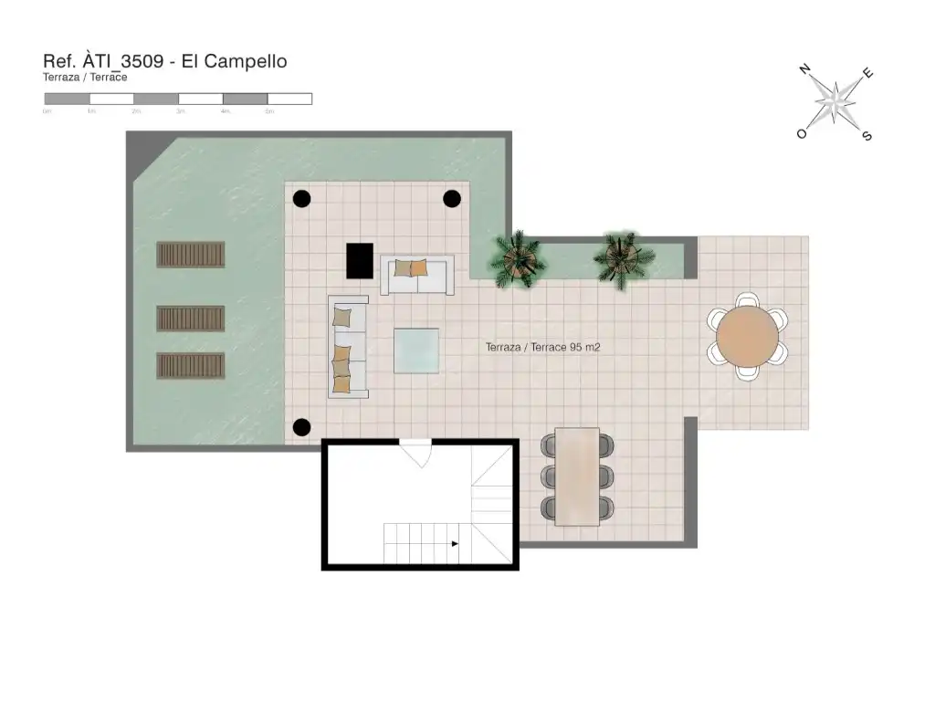 Attic for sale in El Campello  with Air Conditioner, Private garden and Terrace