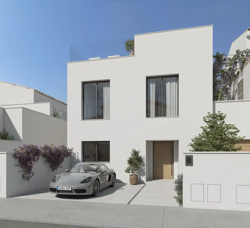Vista exterior de Casa o xalet en venda en Alcúdia amb Aire condicionat, Jardí privat i Terrassa