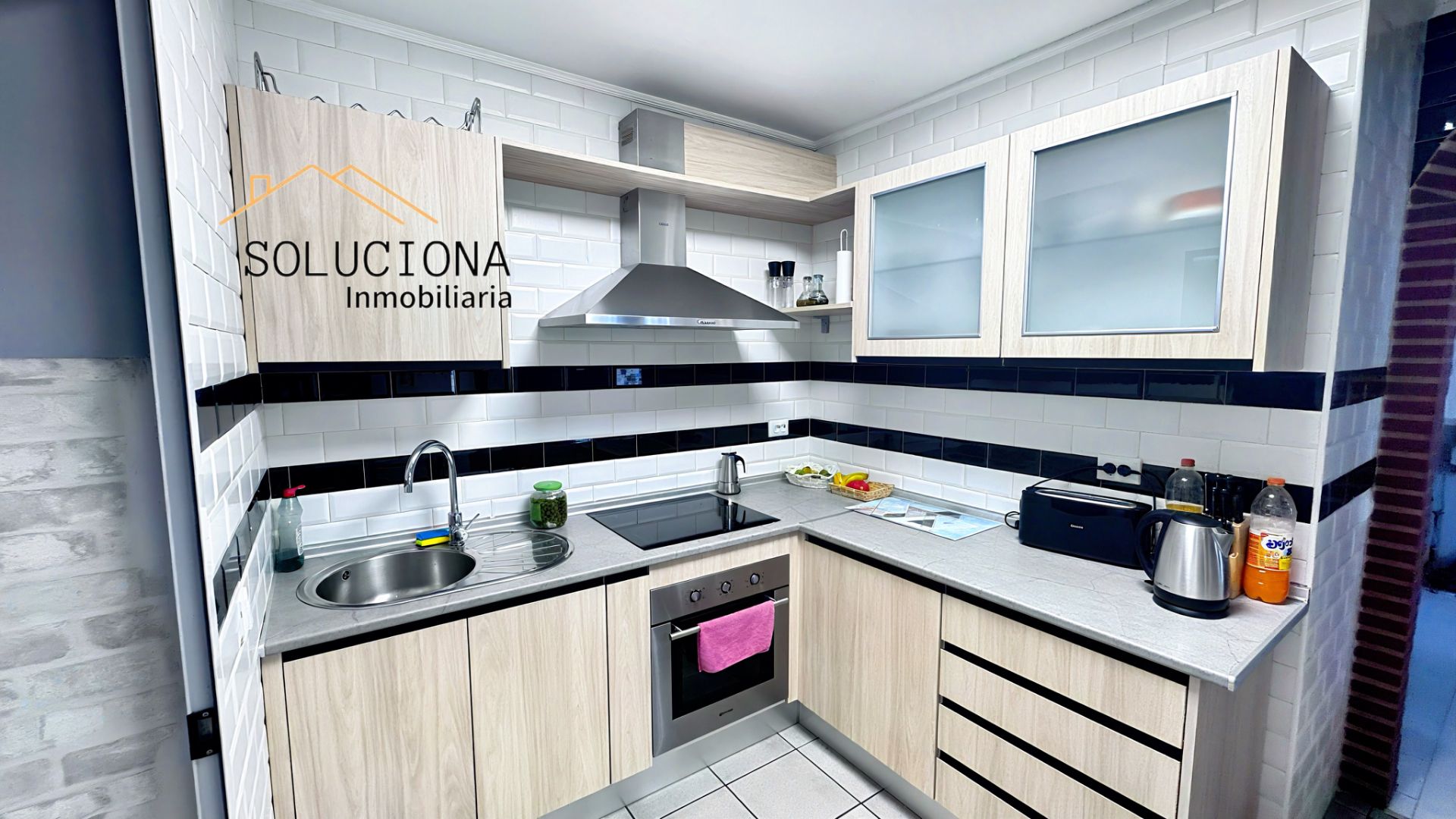 Kitchen of Single-family semi-detached for sale in Villablanca  with Terrace, Furnished and Oven