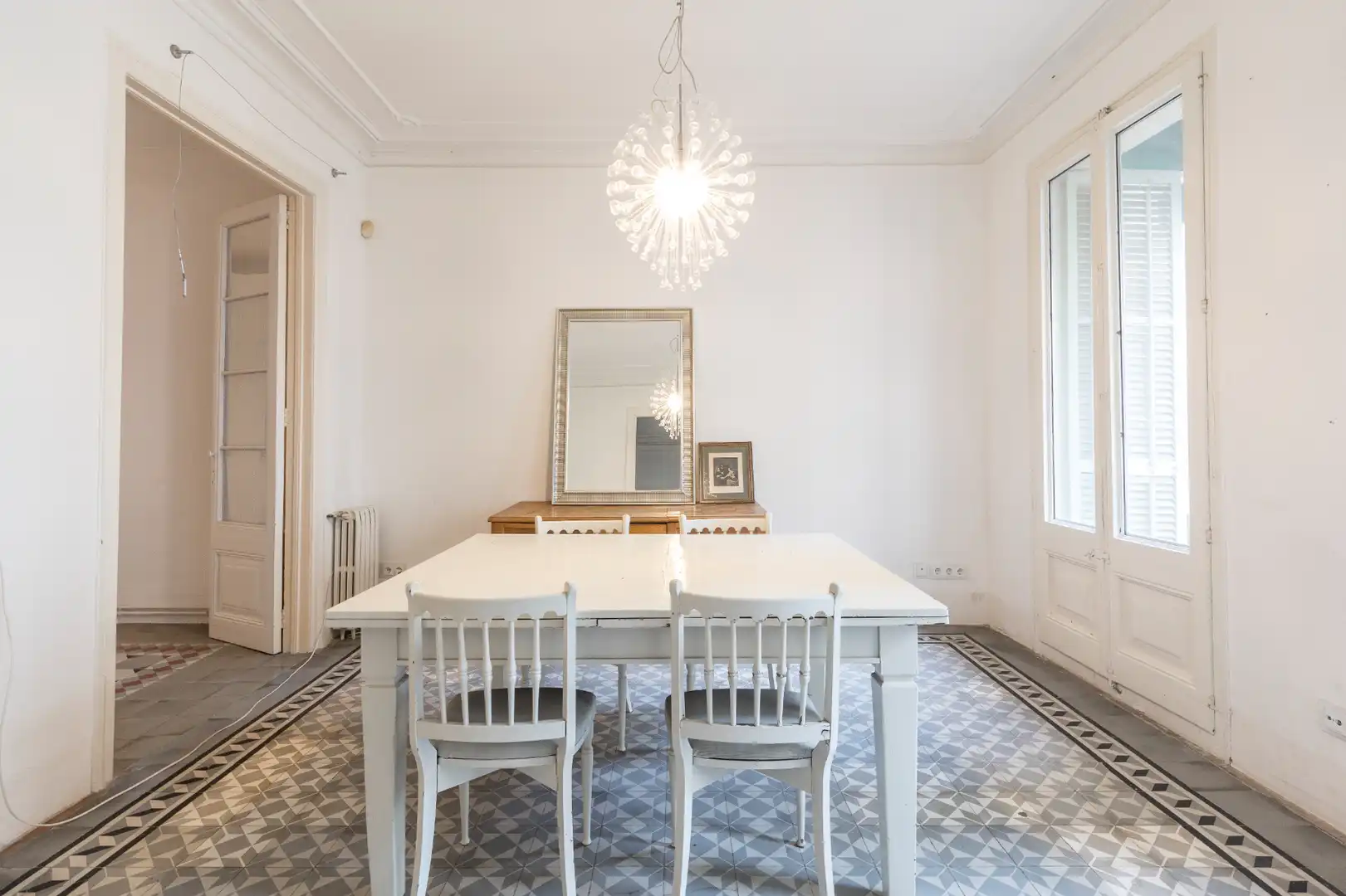 Comedor de Piso en venta en Barcelona con Calefacción, Terraza y Amueblado