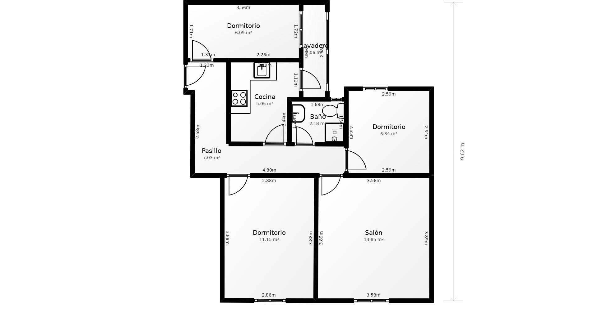 Flat to rent in  Valencia Capital  with Oven and Pets allowed