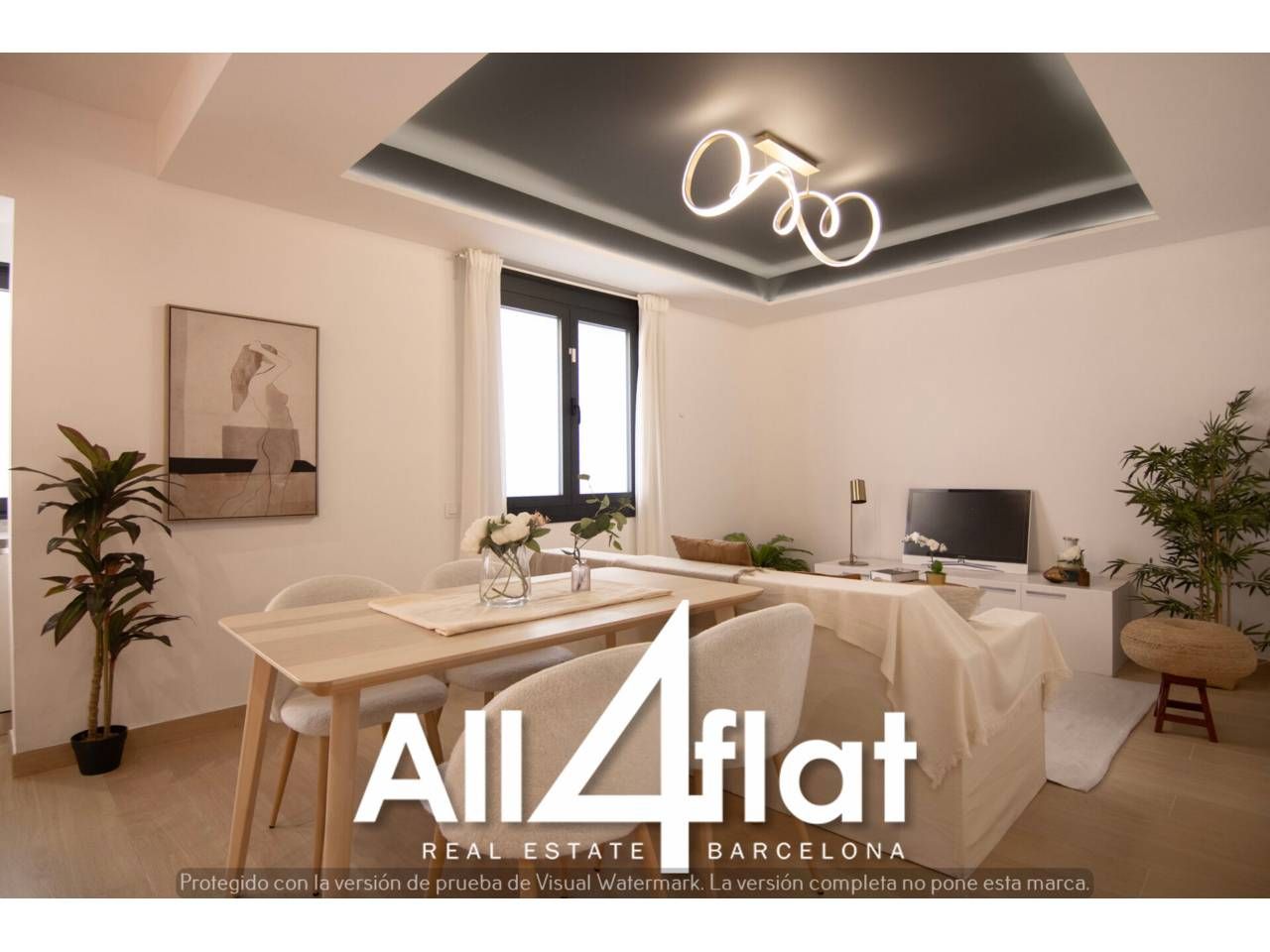 Dining room of Flat for sale in  Barcelona Capital  with Air Conditioner, Heating and Parquet flooring