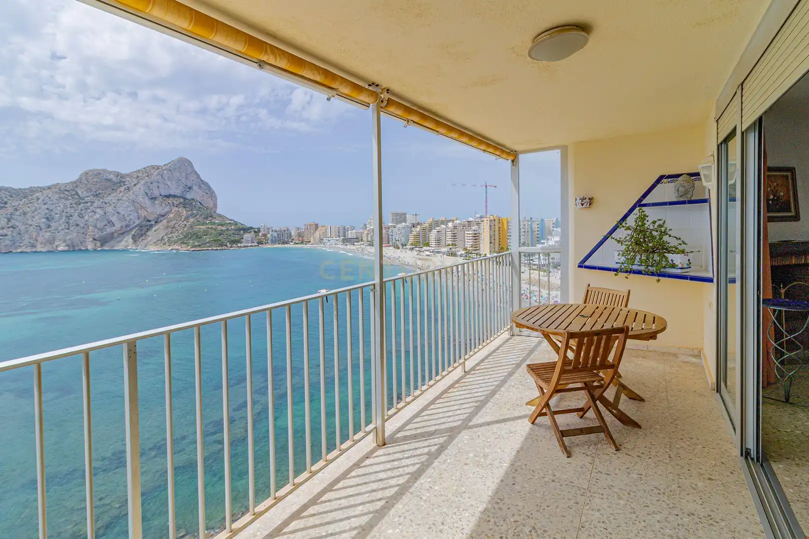 Schlafzimmer von Wohnungen zur Miete in Calpe / Calp mit Klimaanlage, Ofen und Waschmaschine