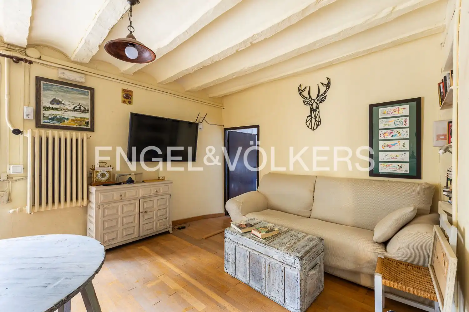 Living room of Houses for sale in Alcoy / Alcoi  with Air Conditioner, Heating and Private garden