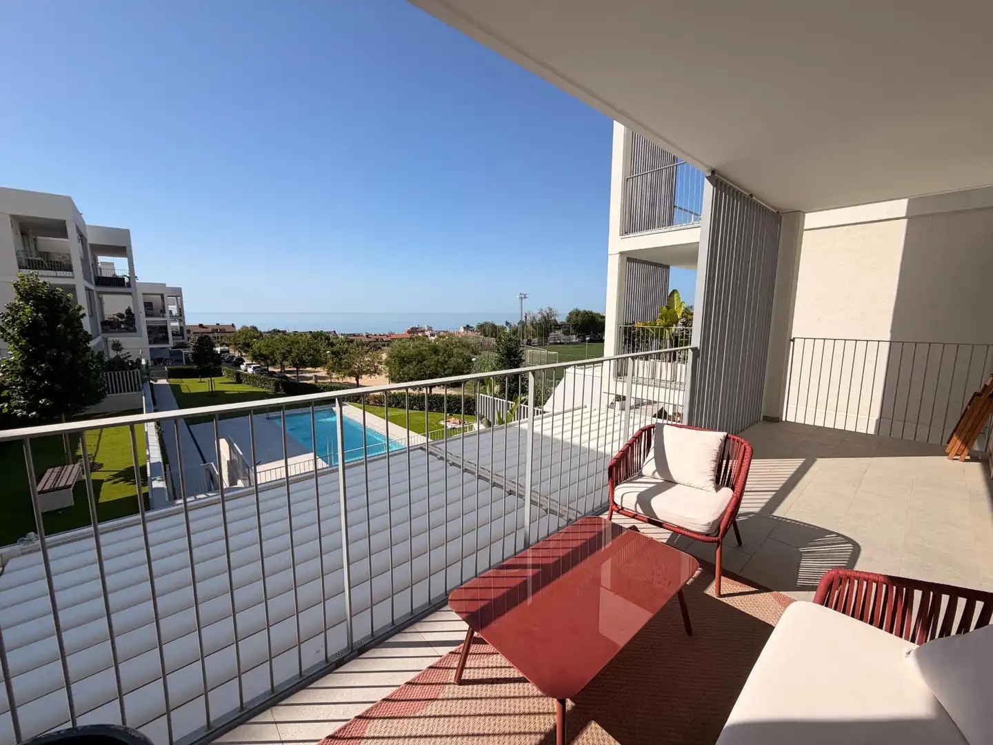 Terraza de Piso de alquiler en El Masnou con Aire acondicionado, Calefacción y Terraza