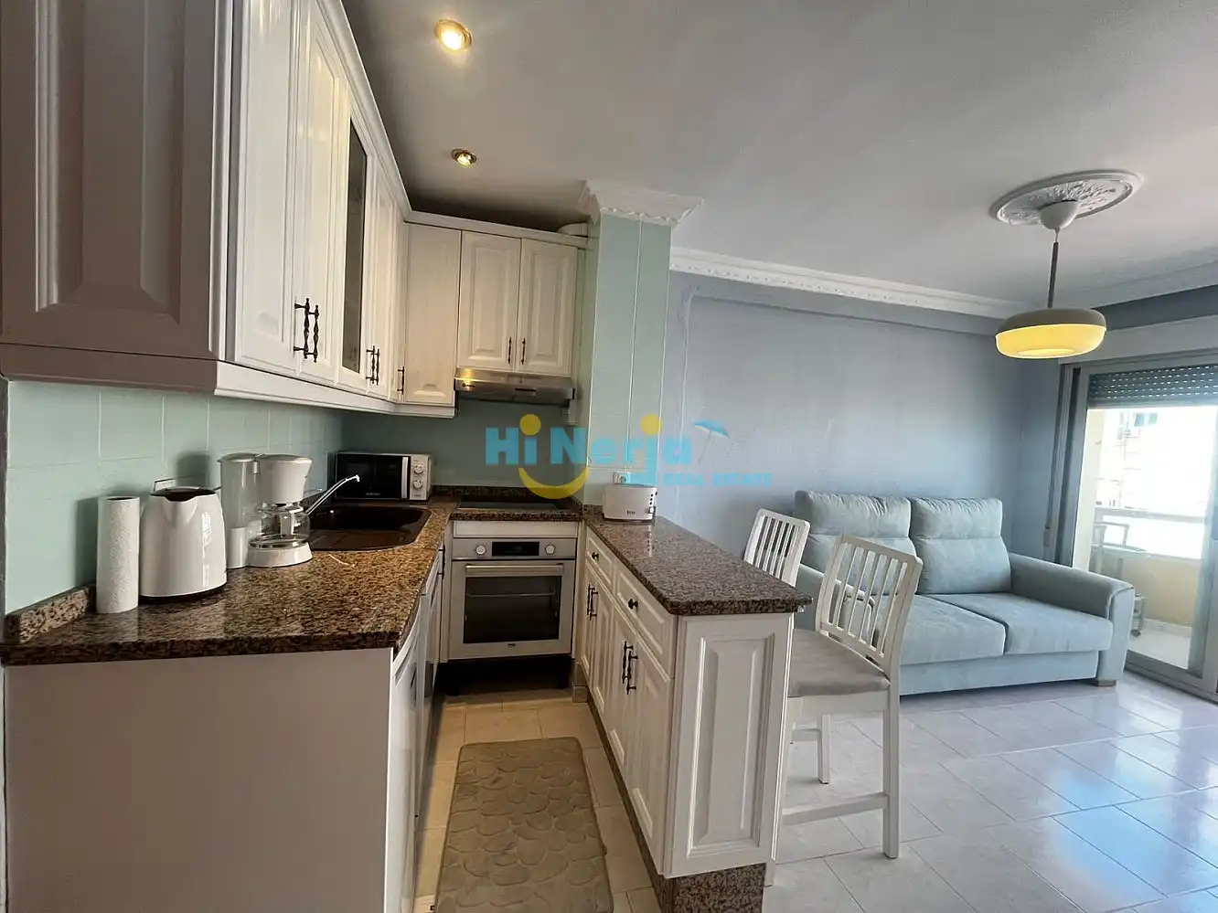 Cuina de Apartament en venda en Algarrobo amb Aire condicionat, Calefacció i Terrassa