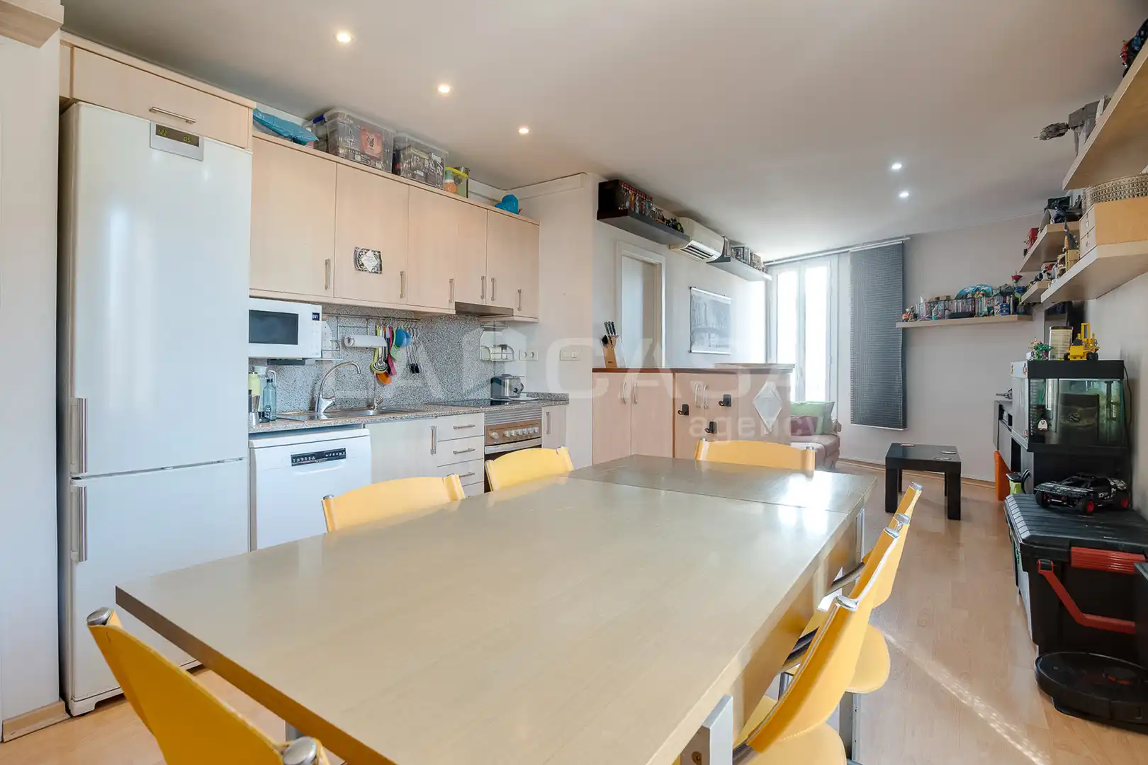 Kitchen of Flat for sale in  Barcelona Capital  with Heating