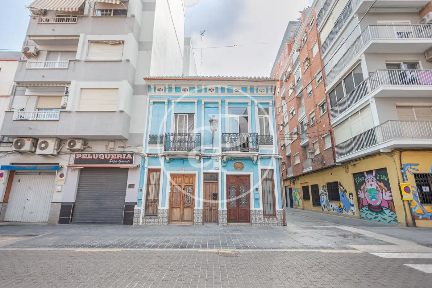 Außenansicht von Wohnung zur Miete in Valencia mit Klimaanlage, Heizung und Terrasse