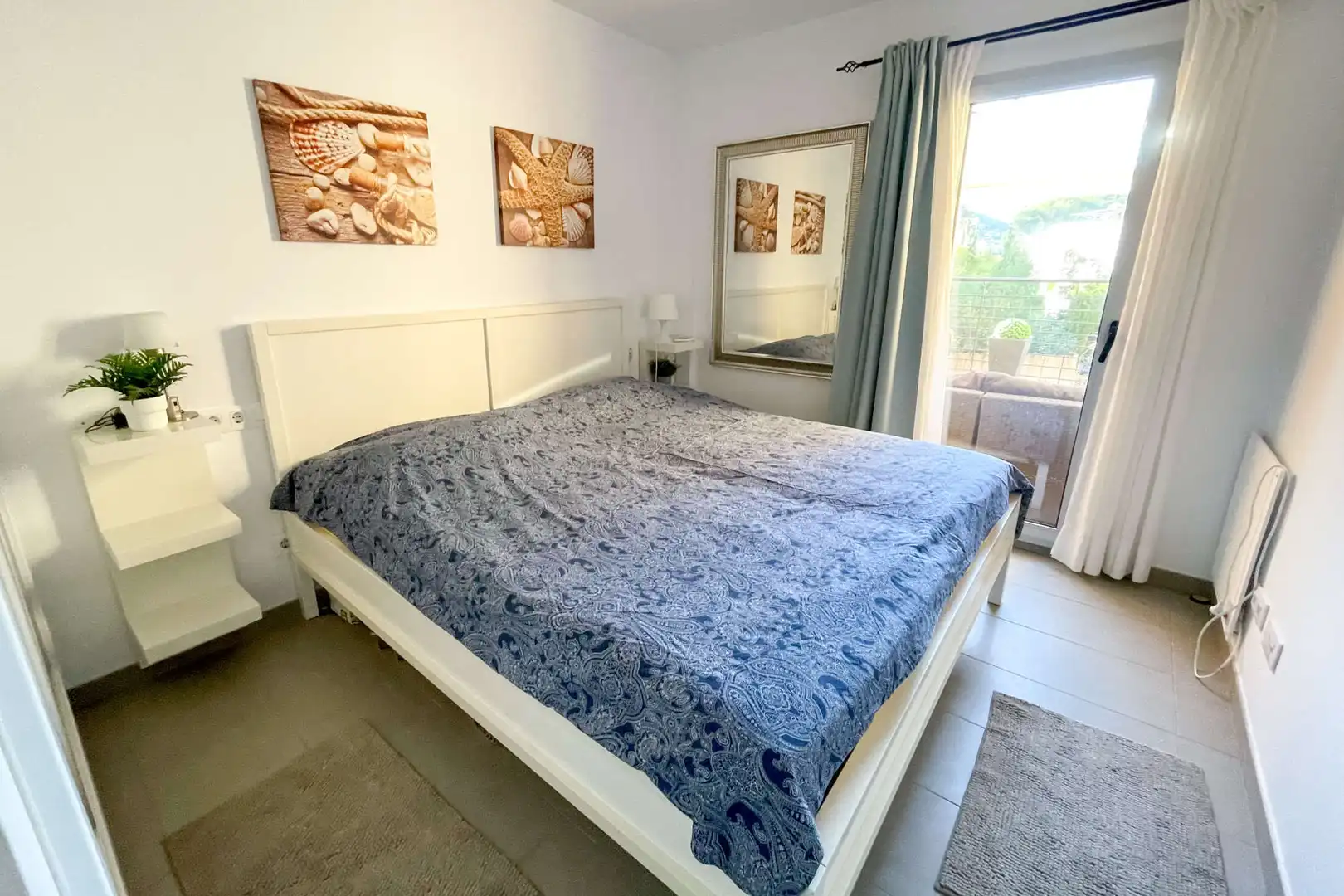 Bedroom of Flat for rent in Capdepera  with Air Conditioner, Terrace and Furnished