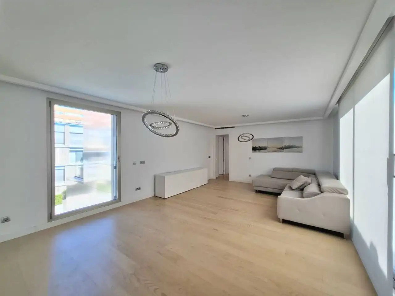 Sala de estar de Piso de alquiler en Madrid con Aire acondicionado, Calefacción y Parquet