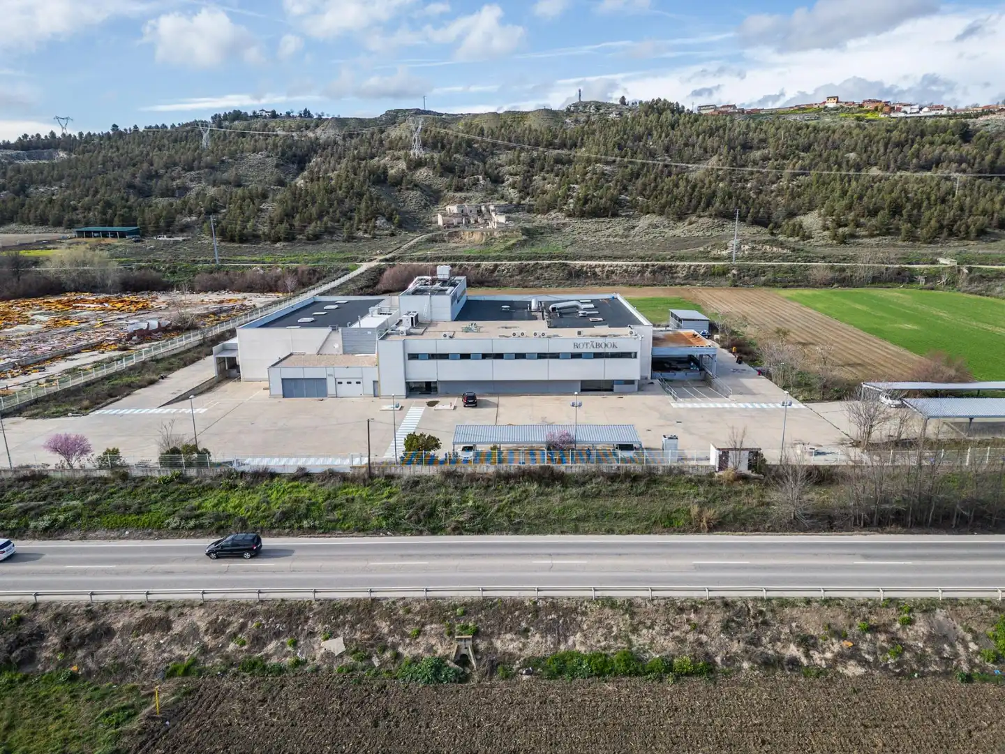 Vista exterior de Nave industrial en venta en Añover de Tajo