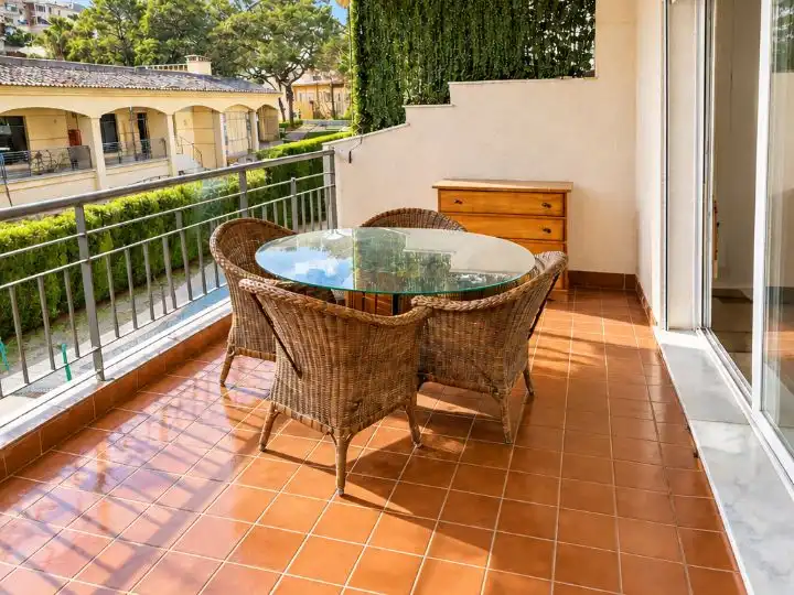 Terrace of Flat for sale in Benalmádena  with Air Conditioner, Terrace and Swimming Pool