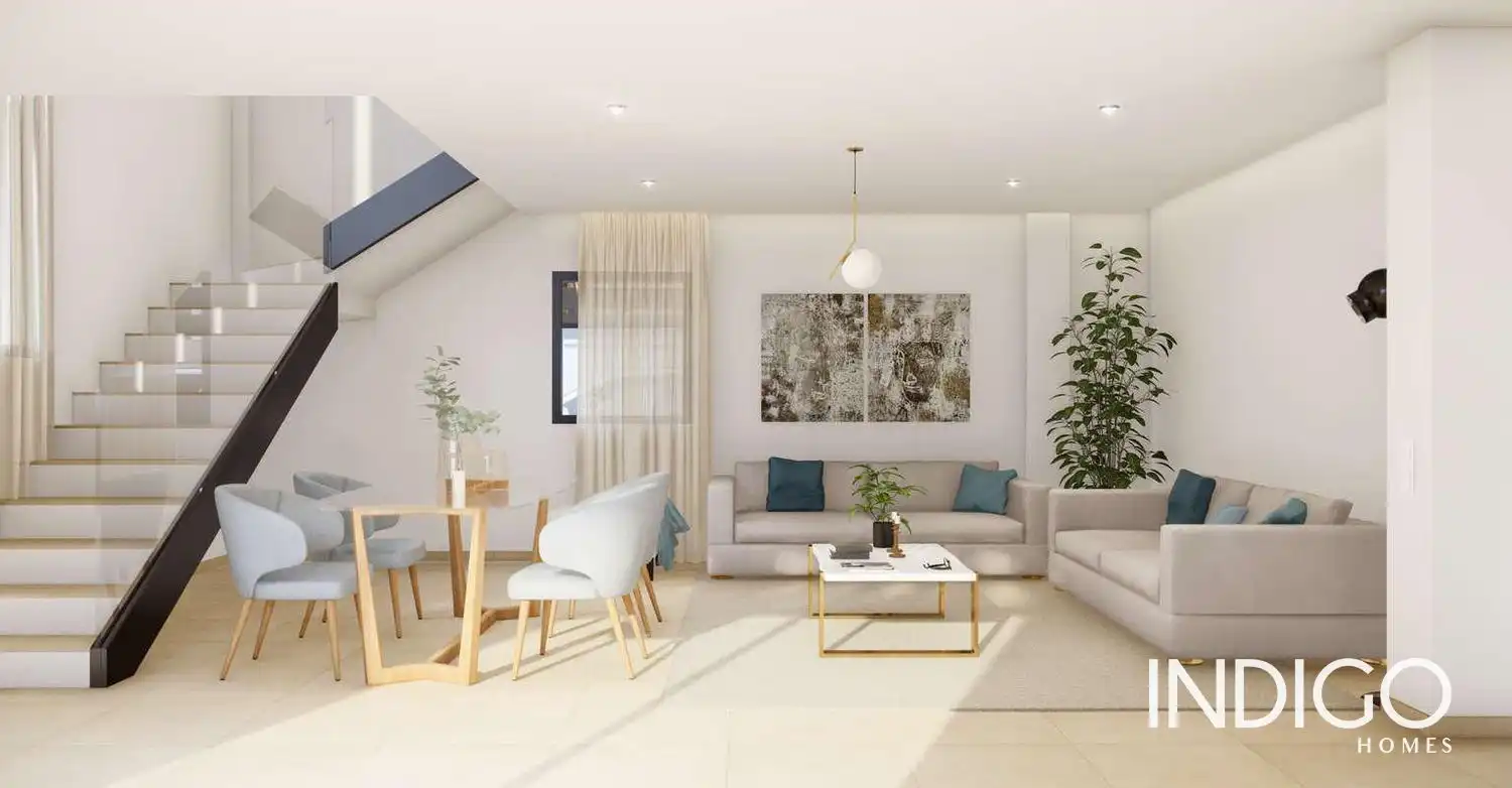 Sala d'estar de Casa o xalet en venda en Sant Joan d'Alacant amb Aire condicionat, Calefacció i Terrassa