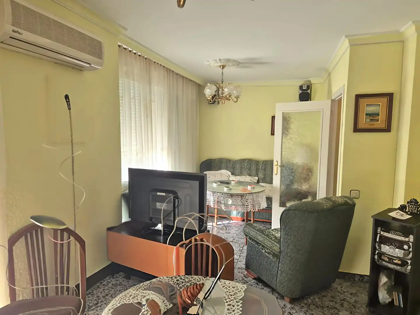 Living room of Flat for sale in Villanueva de la Serena  with Air Conditioner