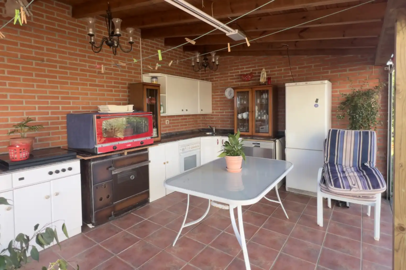 Kitchen of Houses for sale in Cartes  with Heating, Parquet flooring and Terrace