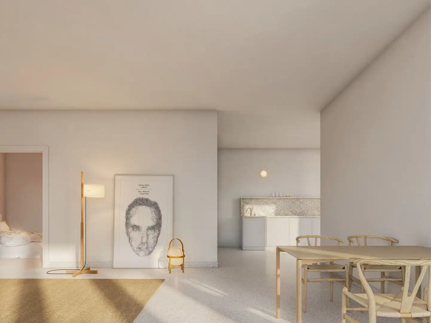 Sala de estar de Piso en venta en Mataró con Aire acondicionado, Calefacción y Terraza