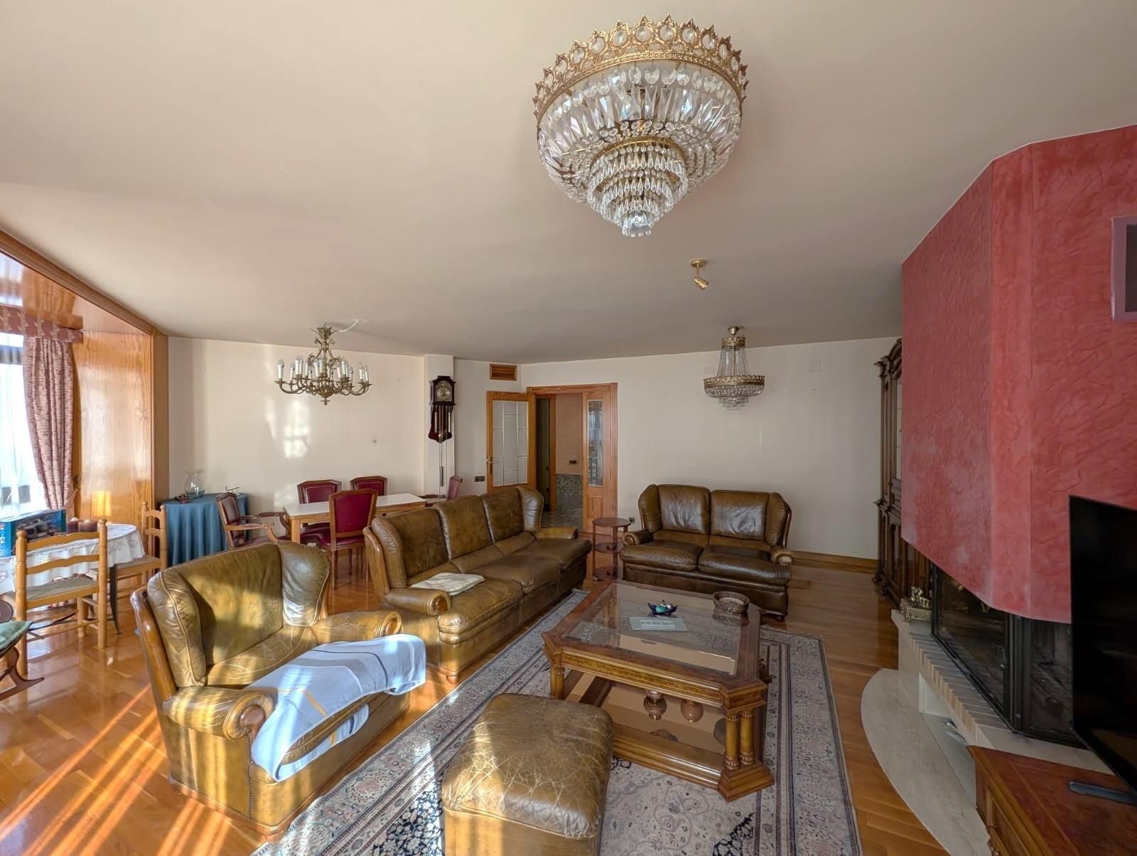 Living room of Flat for sale in  Murcia Capital  with Parquet flooring
