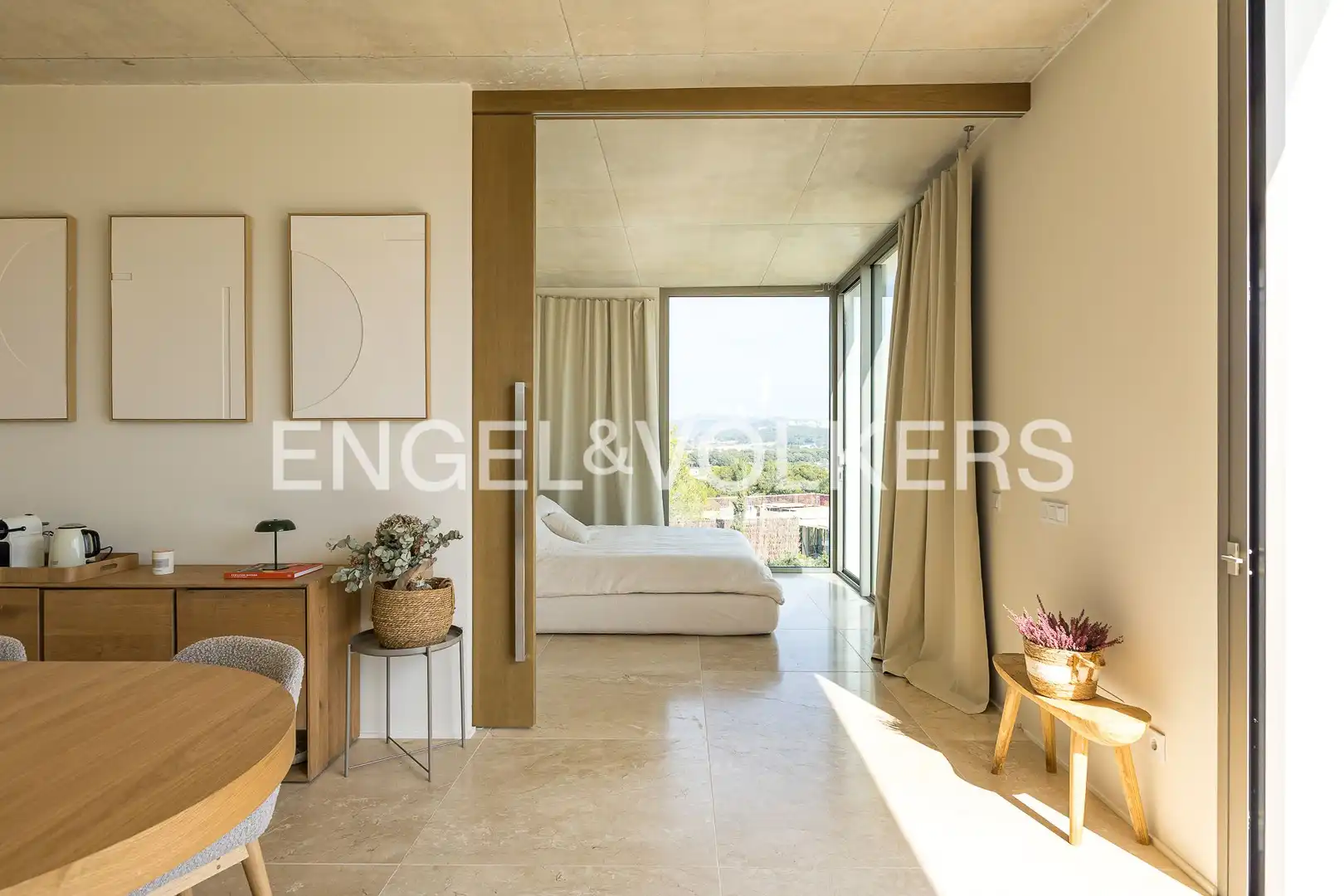 Sala de estar de Casa o chalet de alquiler en Sitges con Aire acondicionado, Calefacción y Jardín privado
