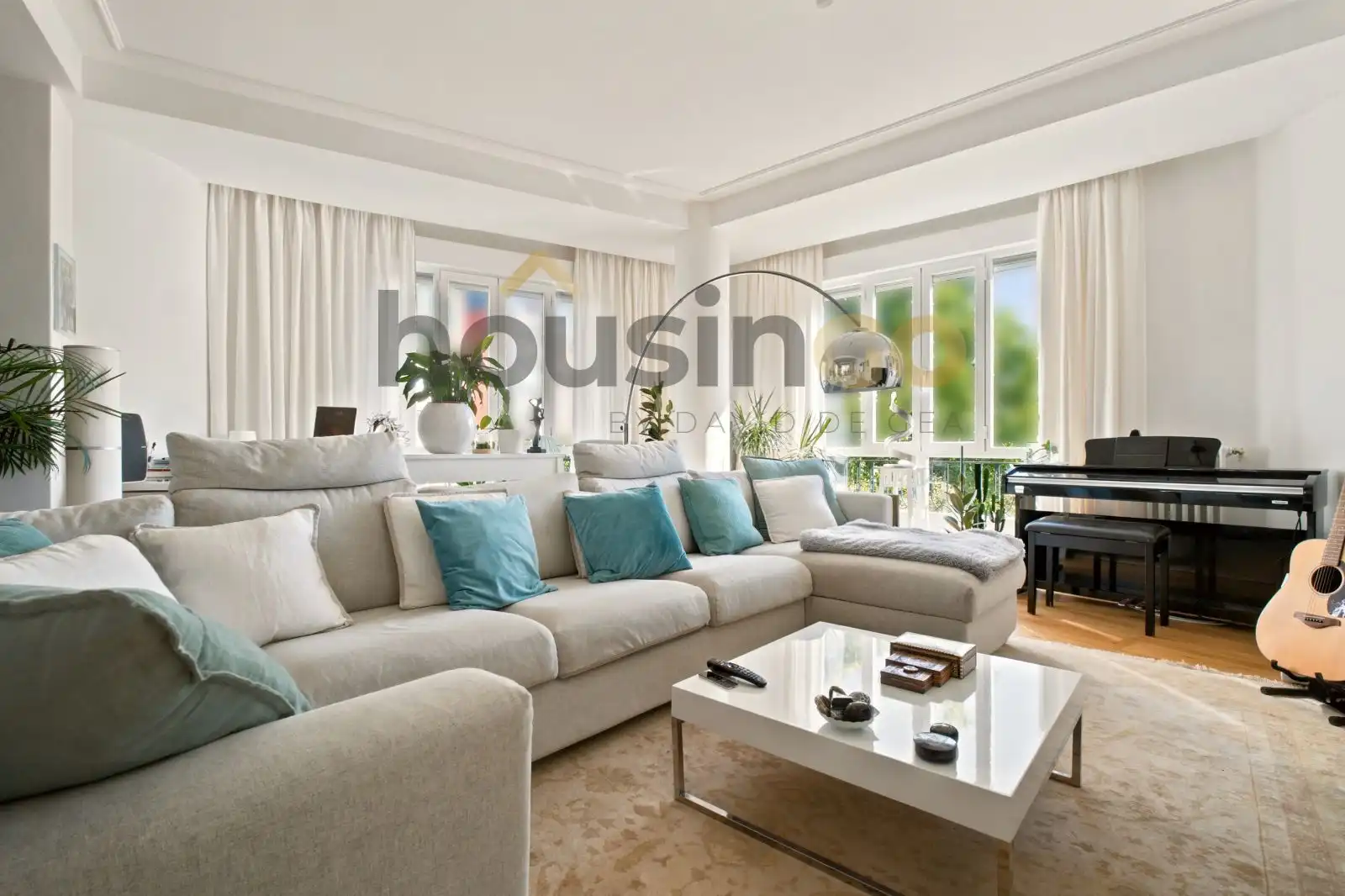 Sala de estar de Piso en venta en Madrid con Aire acondicionado, Calefacción y Parquet