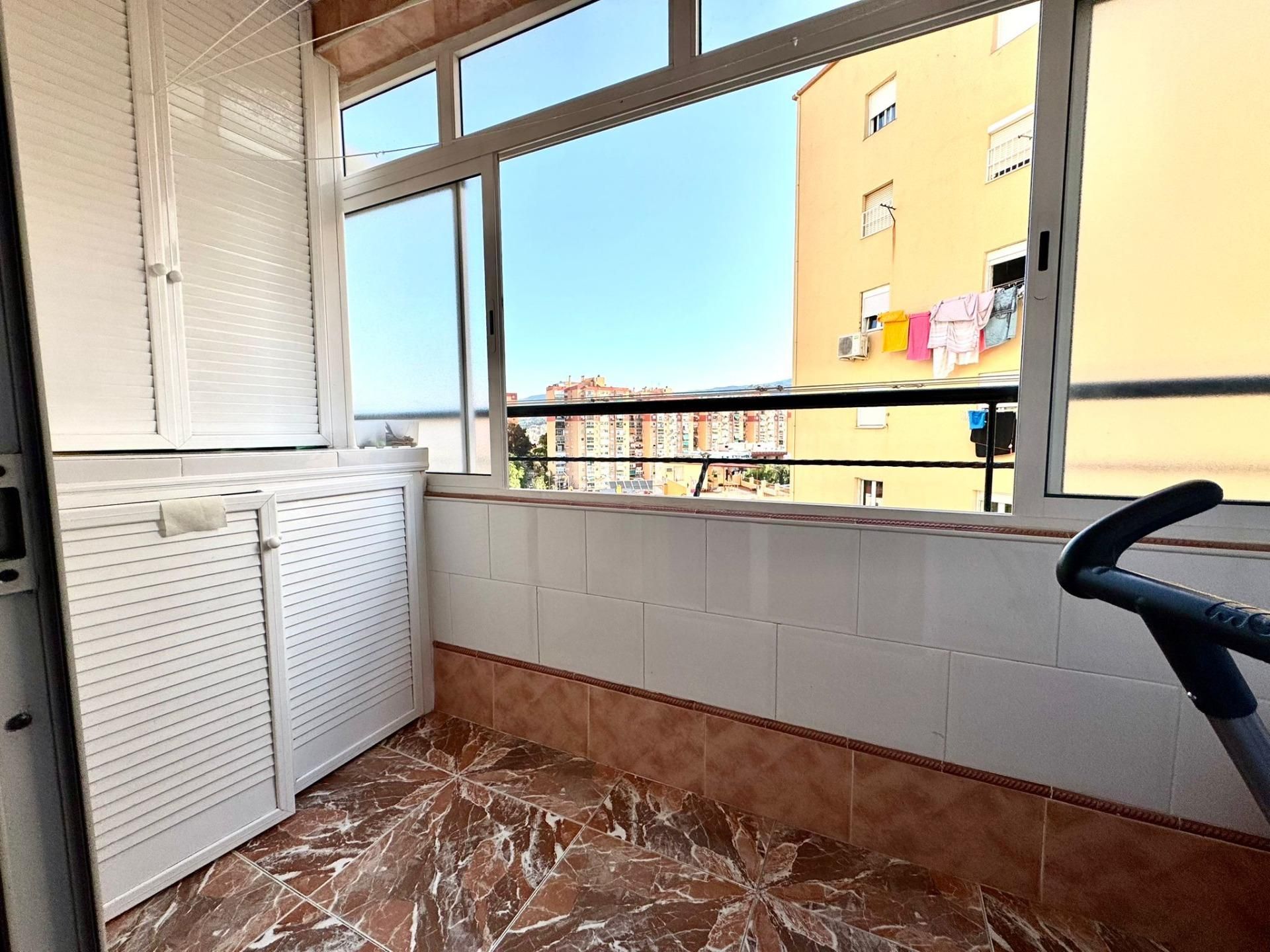 Balcony of Flat for sale in Málaga Capital  with Air Conditioner, Heating and Terrace