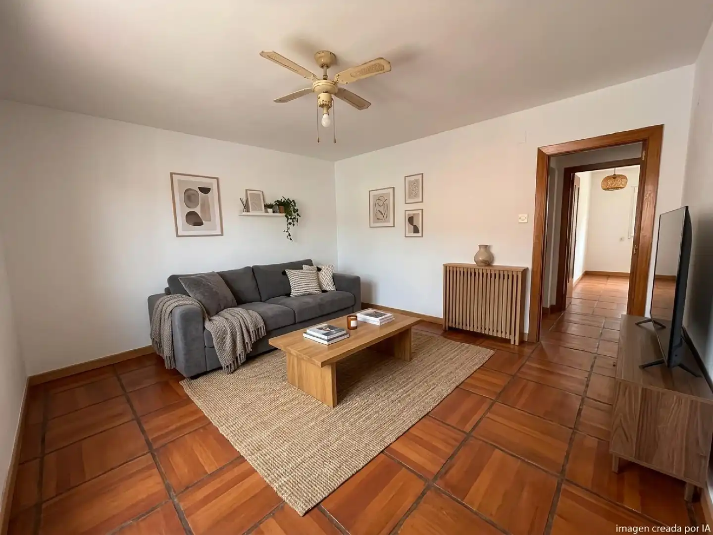 Sala d'estar de Pis en venda en Mieres (Asturias) amb Terrassa