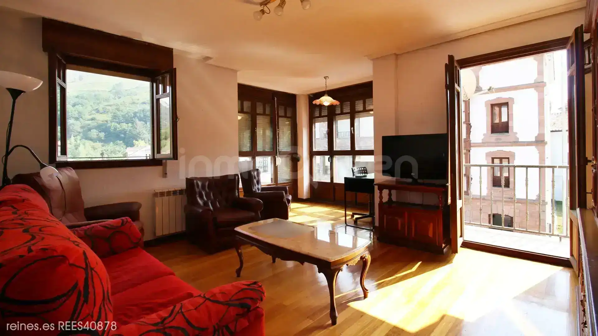 Living room of Flat for sale in Rionansa  with Terrace and Furnished