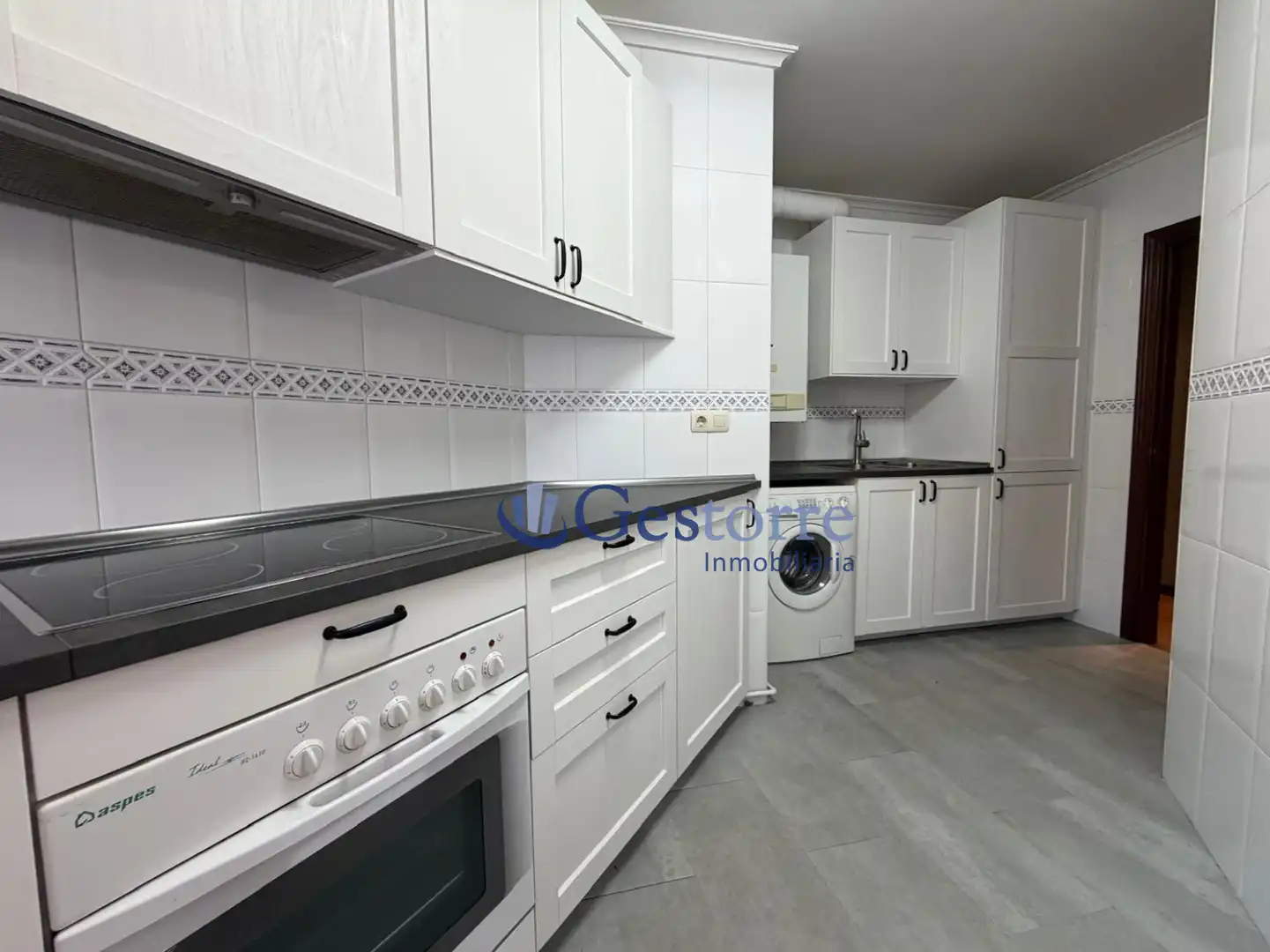 Kitchen of Flat for sale in Castrillón  with Heating, Terrace and Storage room