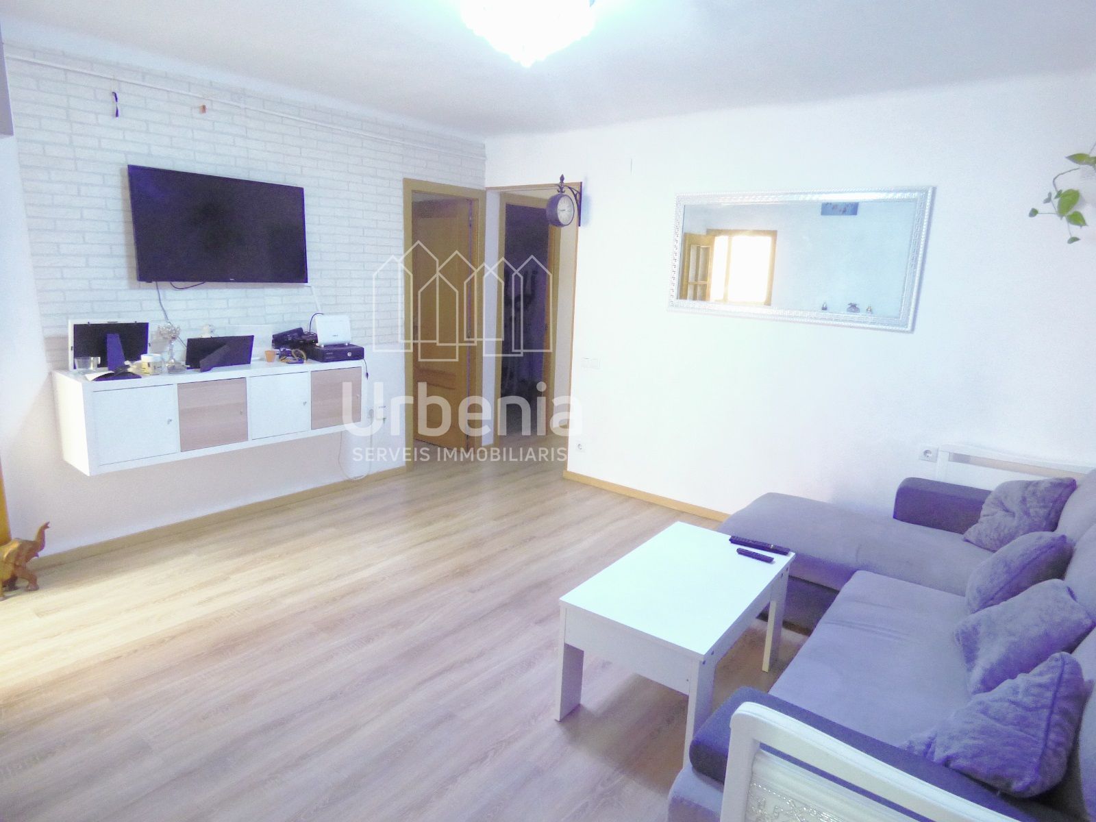 Sala de estar de Piso en venta en Mataró con Terraza