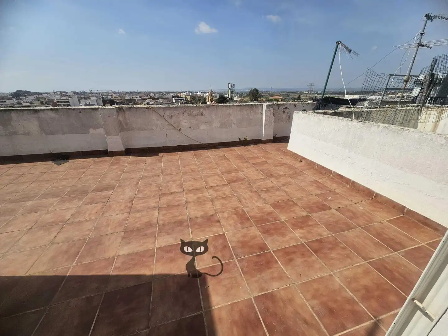 Terraza de Ático en venta en Benetússer con Terraza y Jacuzzi