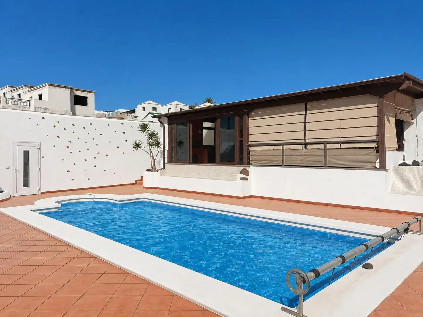Piscina de Casa o xalet en venda en San Bartolomé amb Jardí privat, Terrassa i Traster
