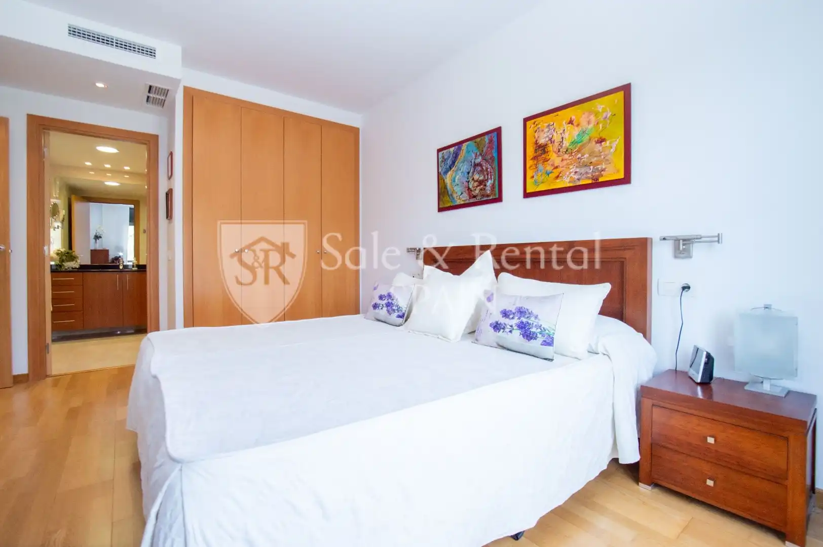 Schlafzimmer von Wohnung zum Verkauf in Tossa de Mar mit Klimaanlage, Heizung und Terrasse