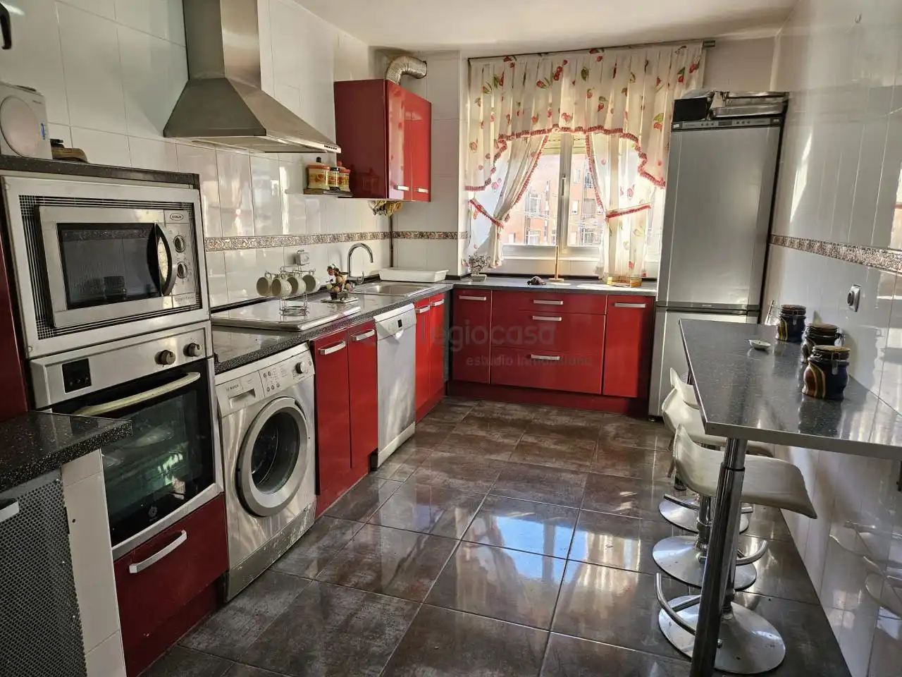 Küche von Wohnung zum Verkauf in San Andrés del Rabanedo mit Heizung und Terrasse