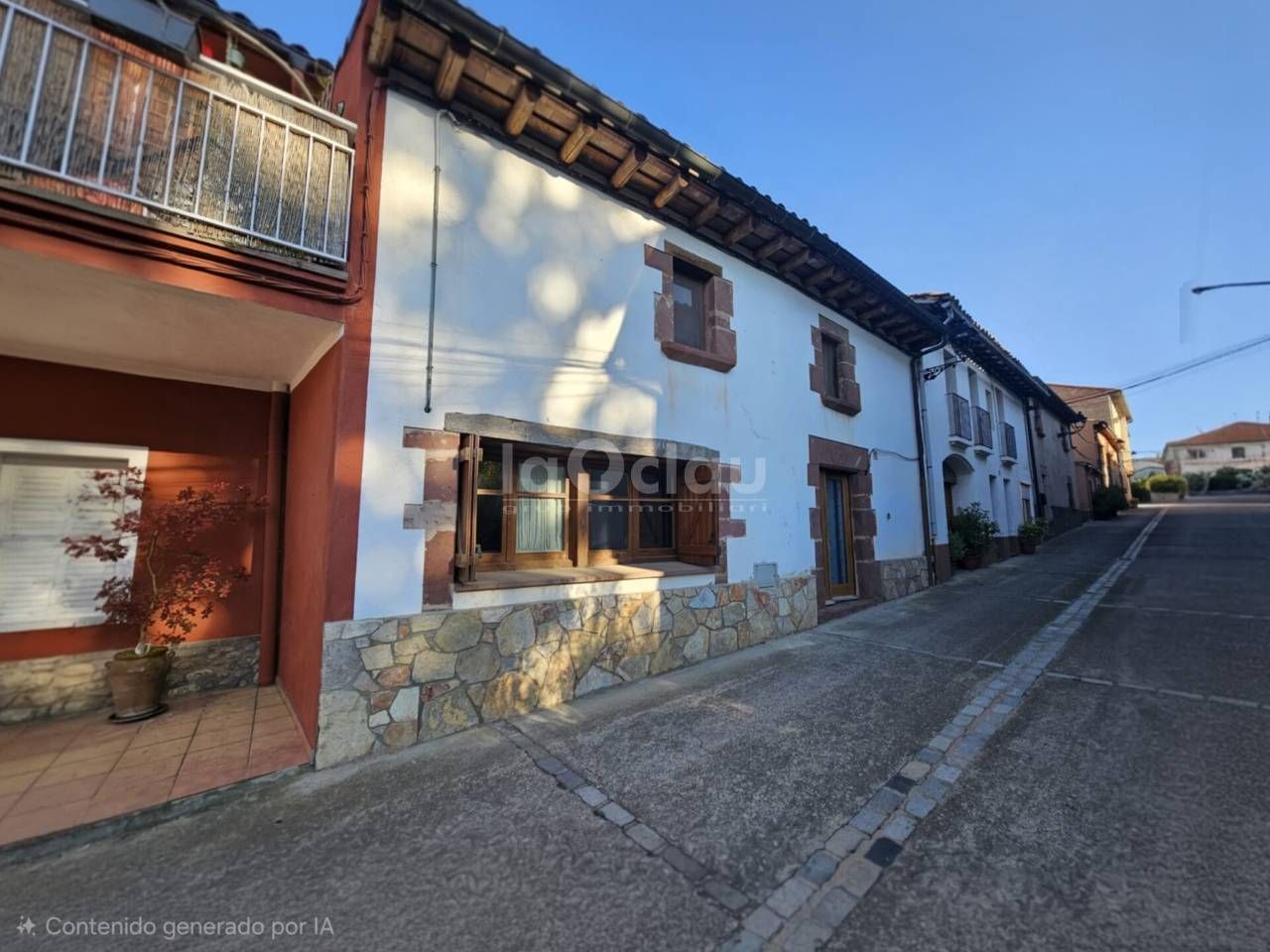 Exterior view of Single-family semi-detached for sale in Seva  with Heating and Private garden