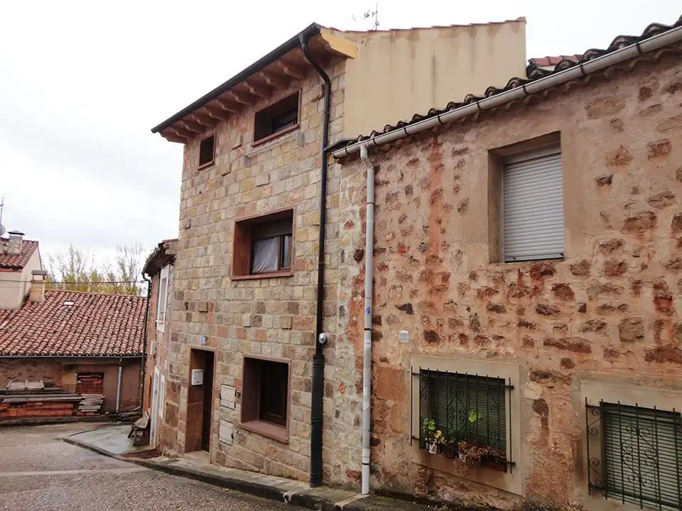 Exterior view of Houses for sale in Salas de los Infantes  with Heating and Furnished