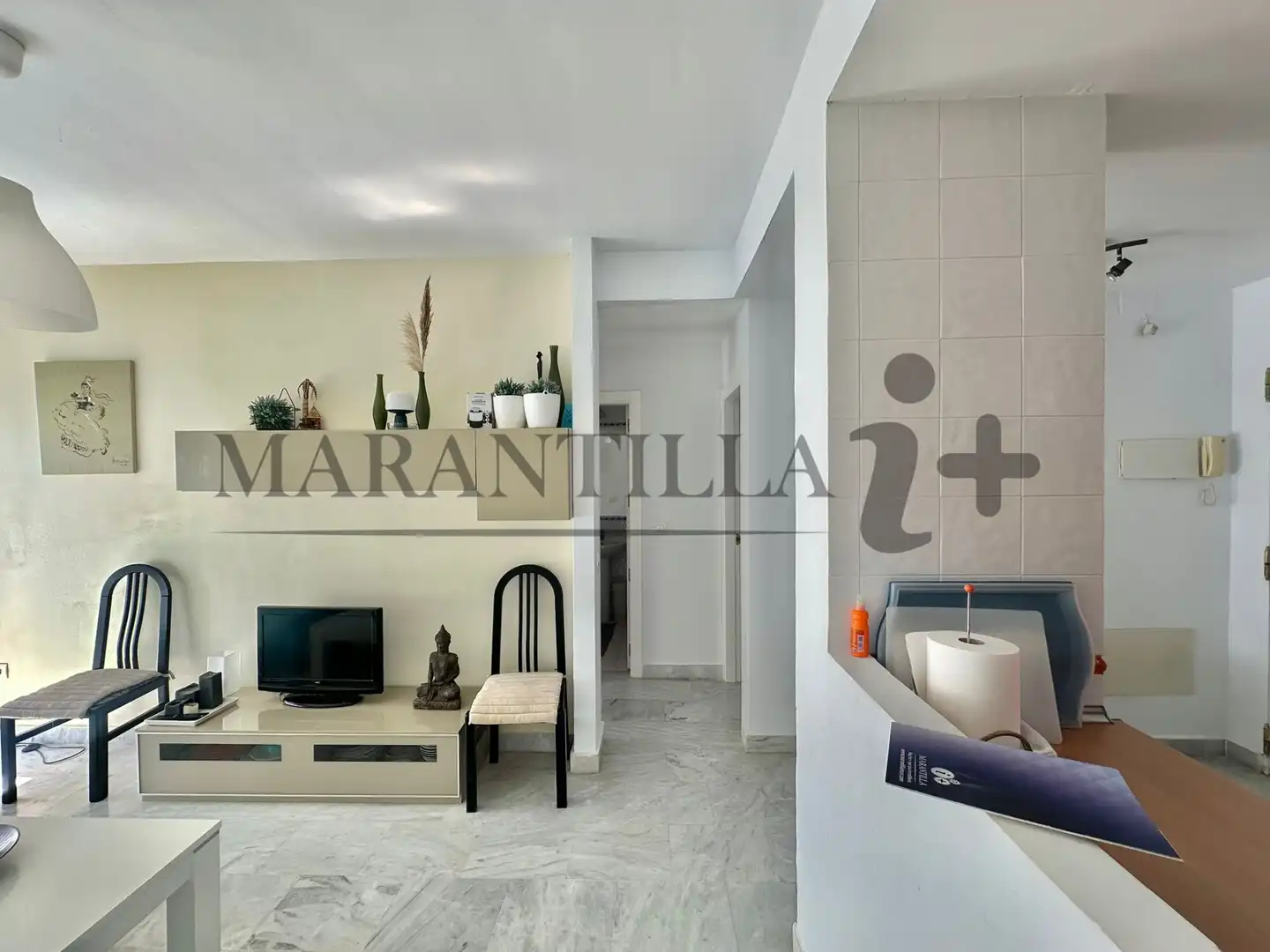 Sala de estar de Ático en venta en Islantilla con Terraza, Trastero y Piscina comunitaria