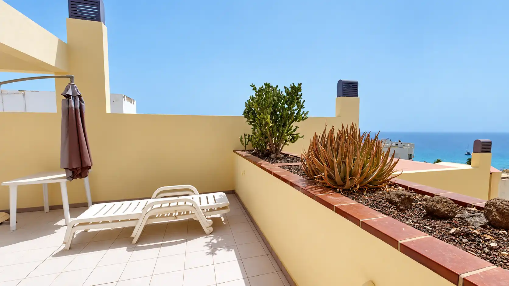 Terrasse von Wohnung zur Miete in Morro Jable