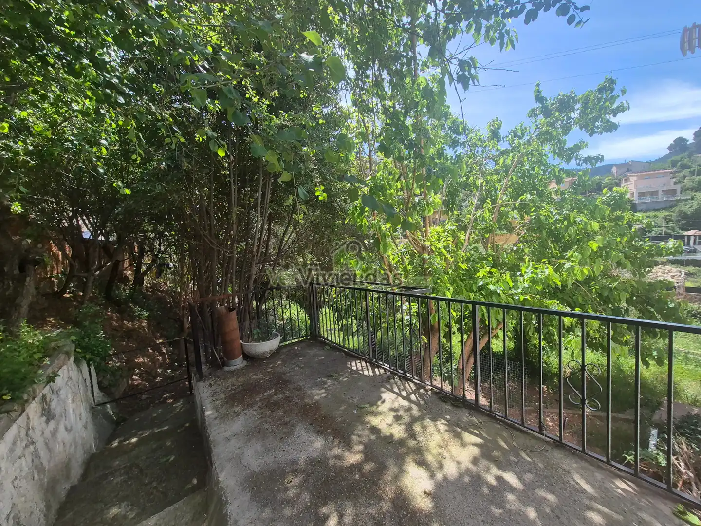 Terraza de Casa o chalet en venta en Vallirana con Jardín privado, Parquet y Terraza
