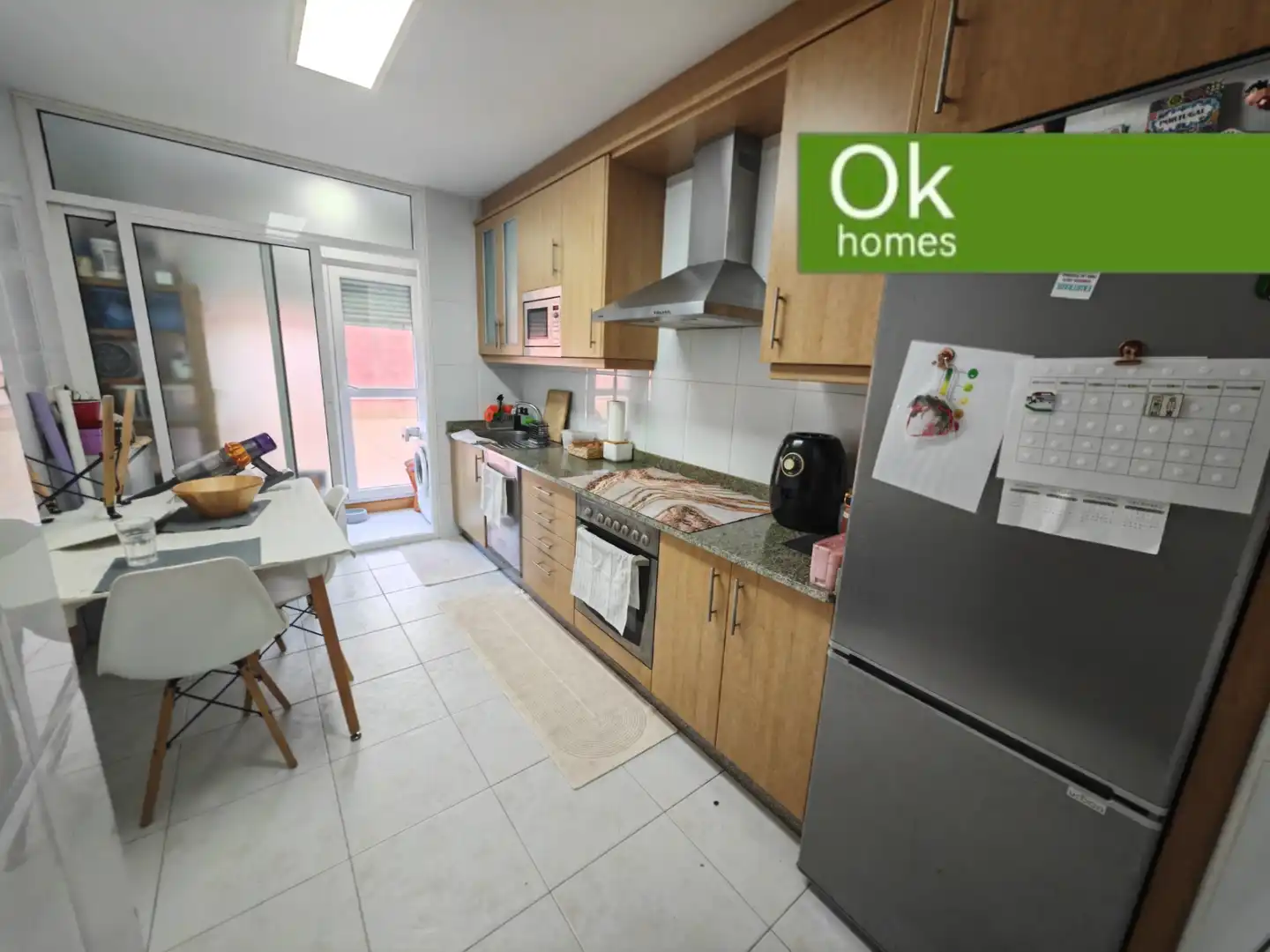 Kitchen of Flat for sale in Arteixo  with Heating, Parquet flooring and Terrace